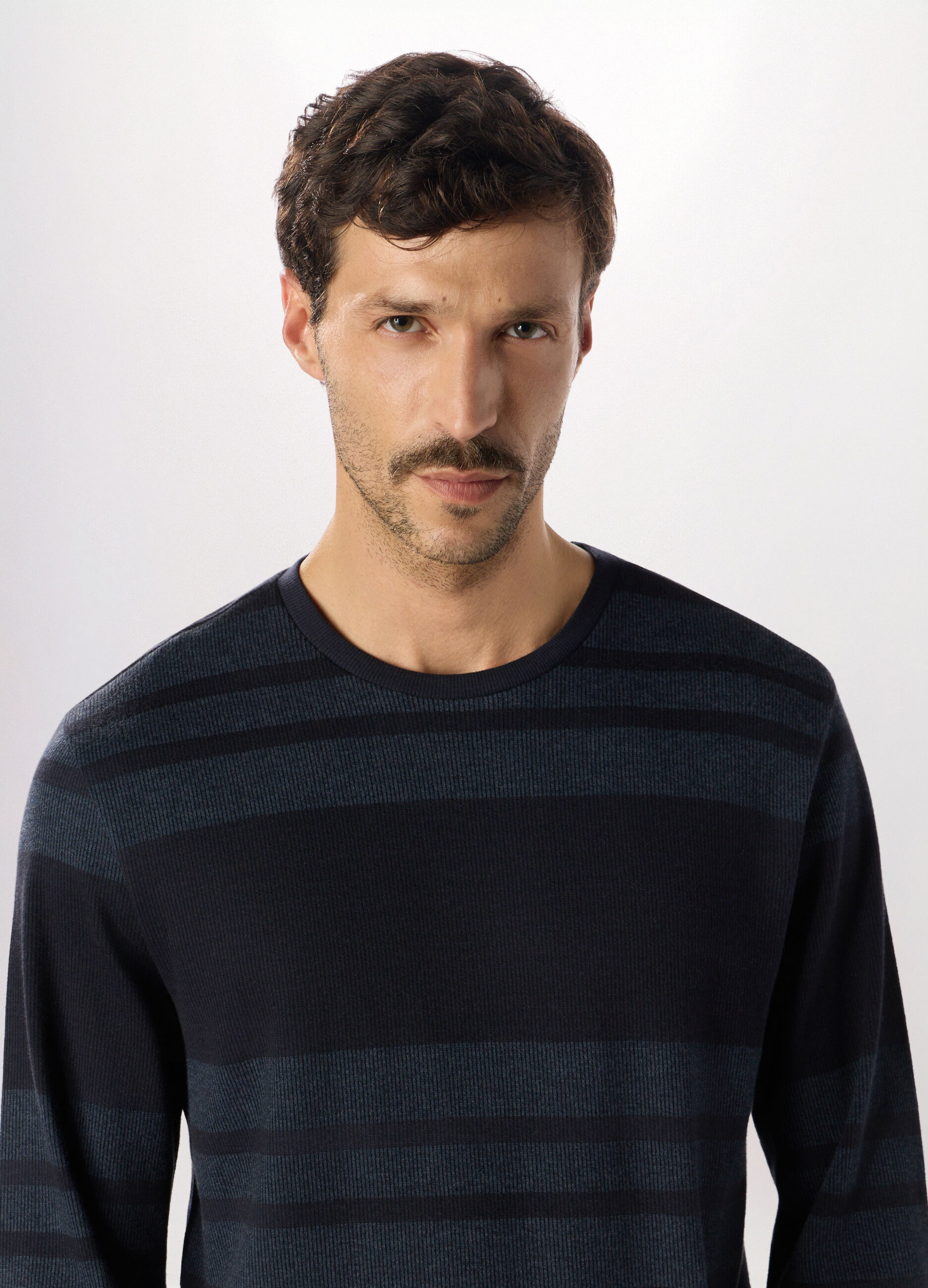 Pigiama lungo in misto cotone a fantasia uomo_2