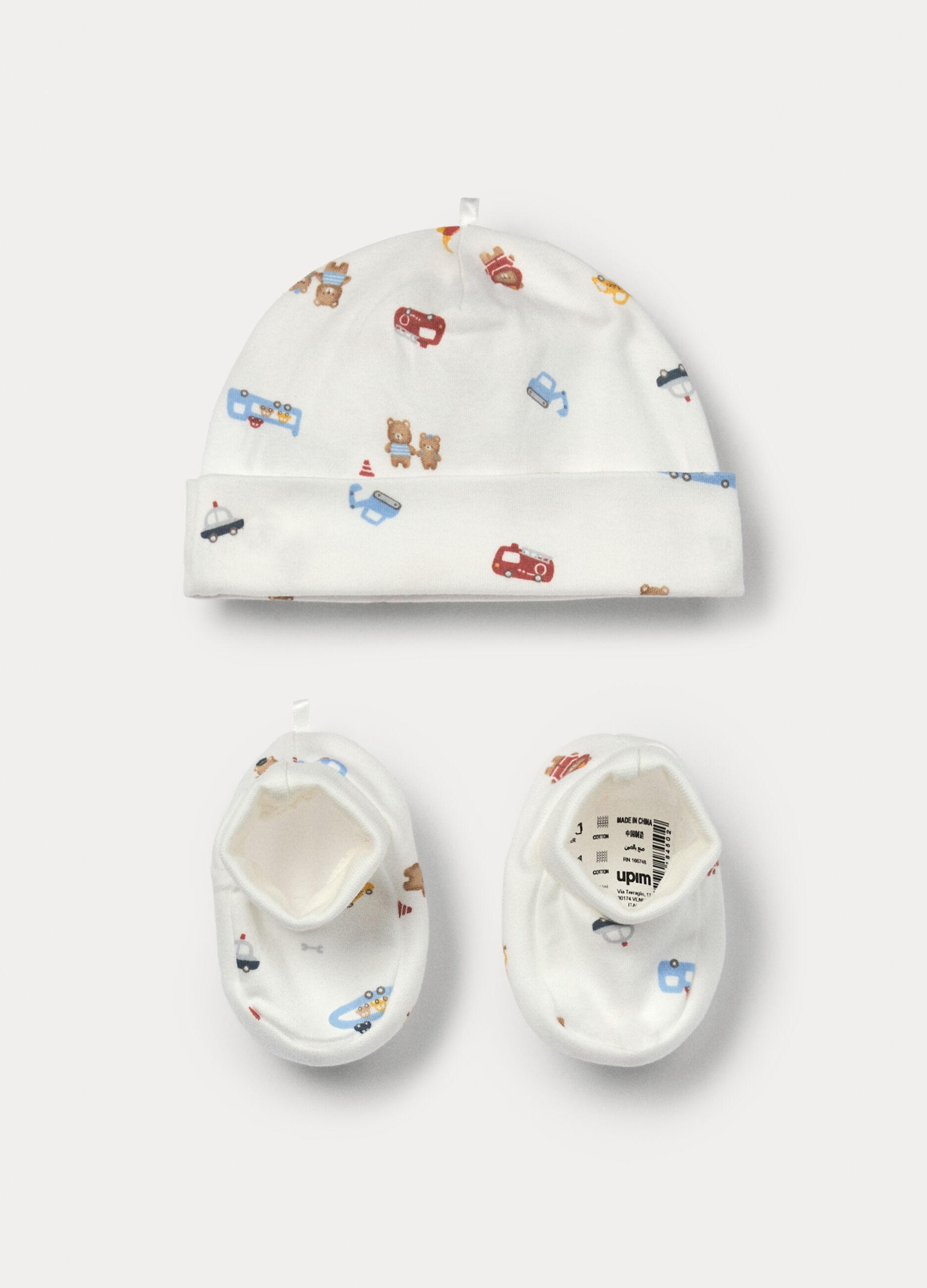 Set in interlock di puro cotone neonato_0