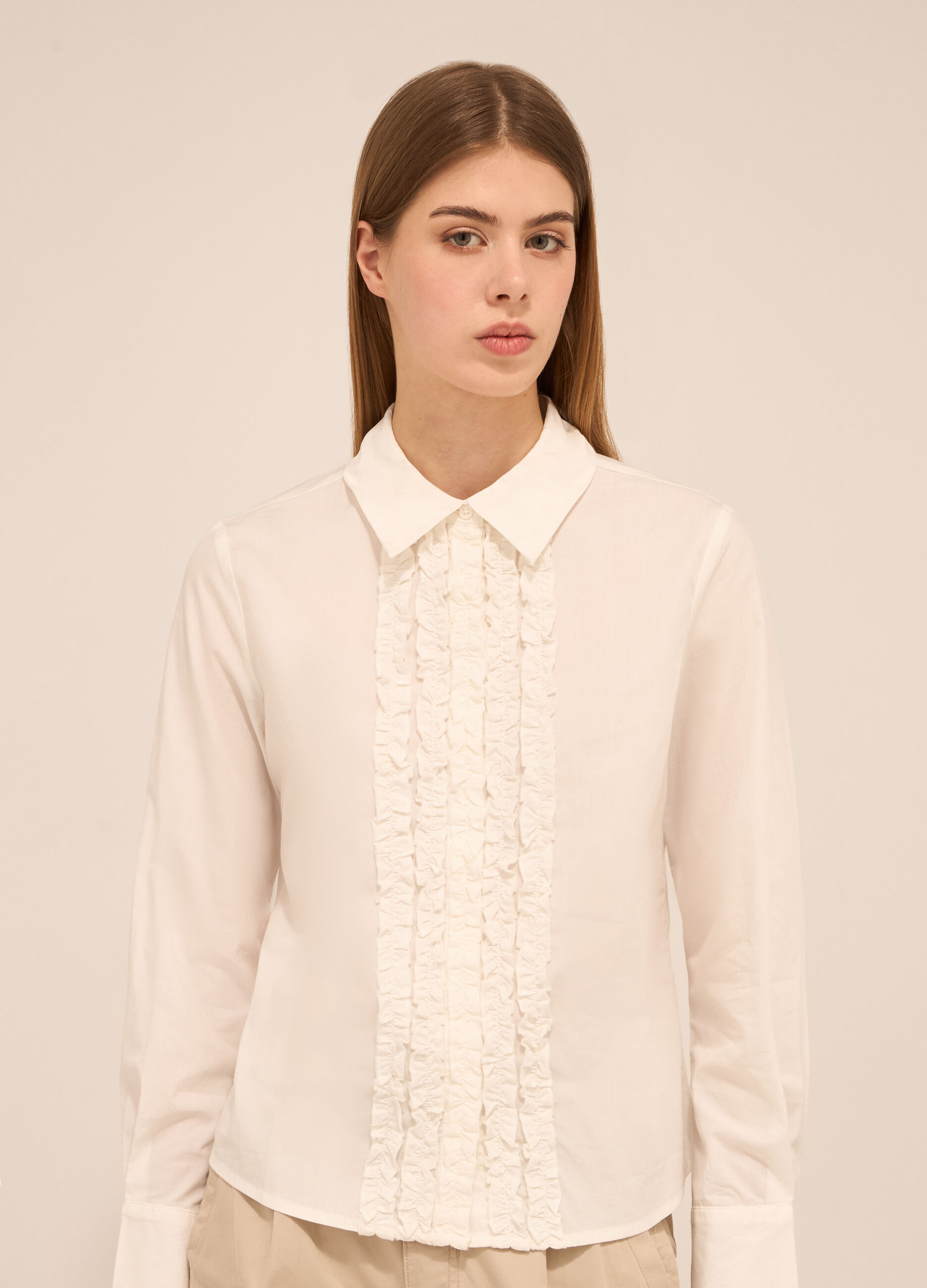 Camicia in popeline di puro cotone donna_2