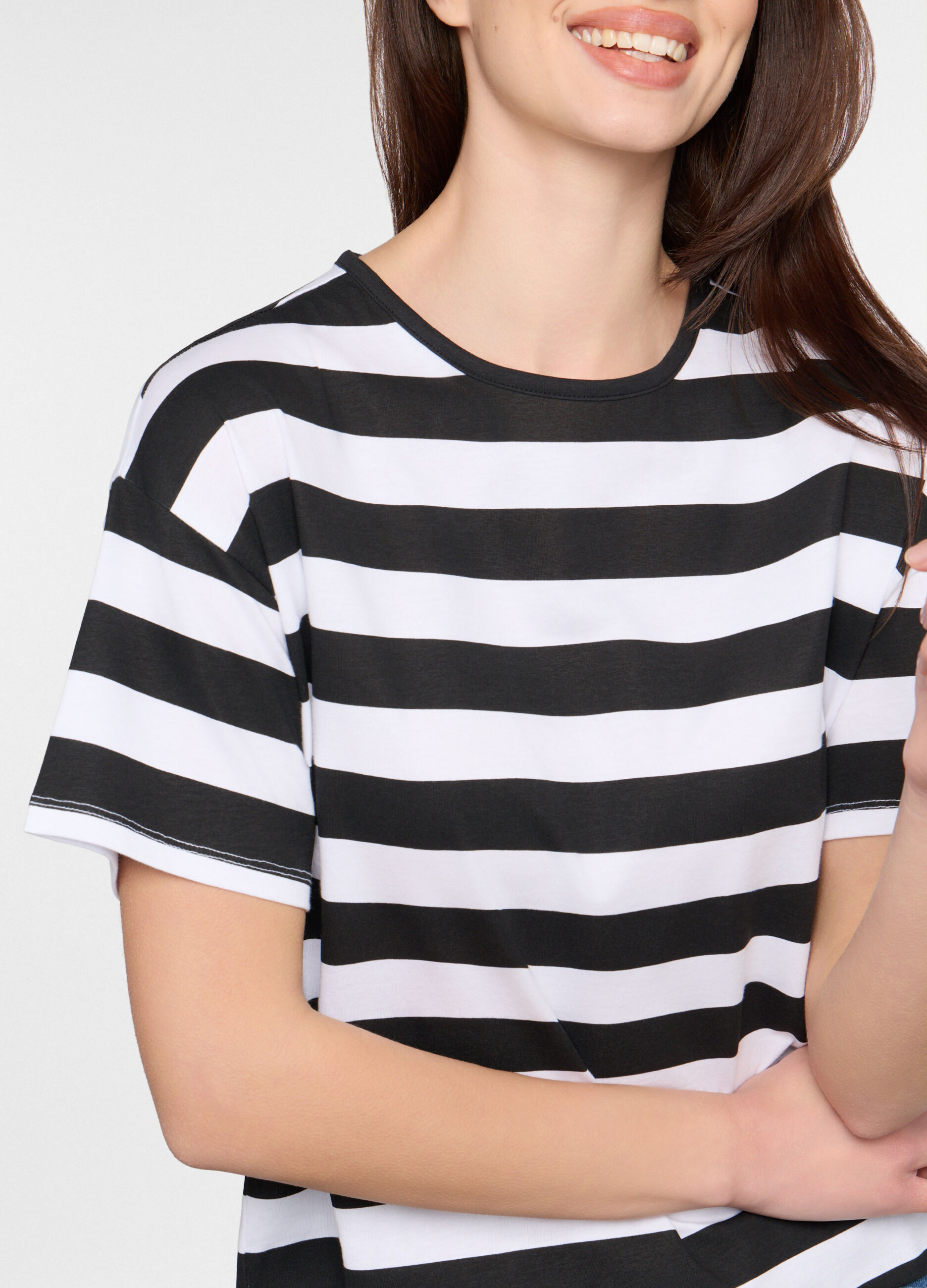 T-shirt girocollo donna_2