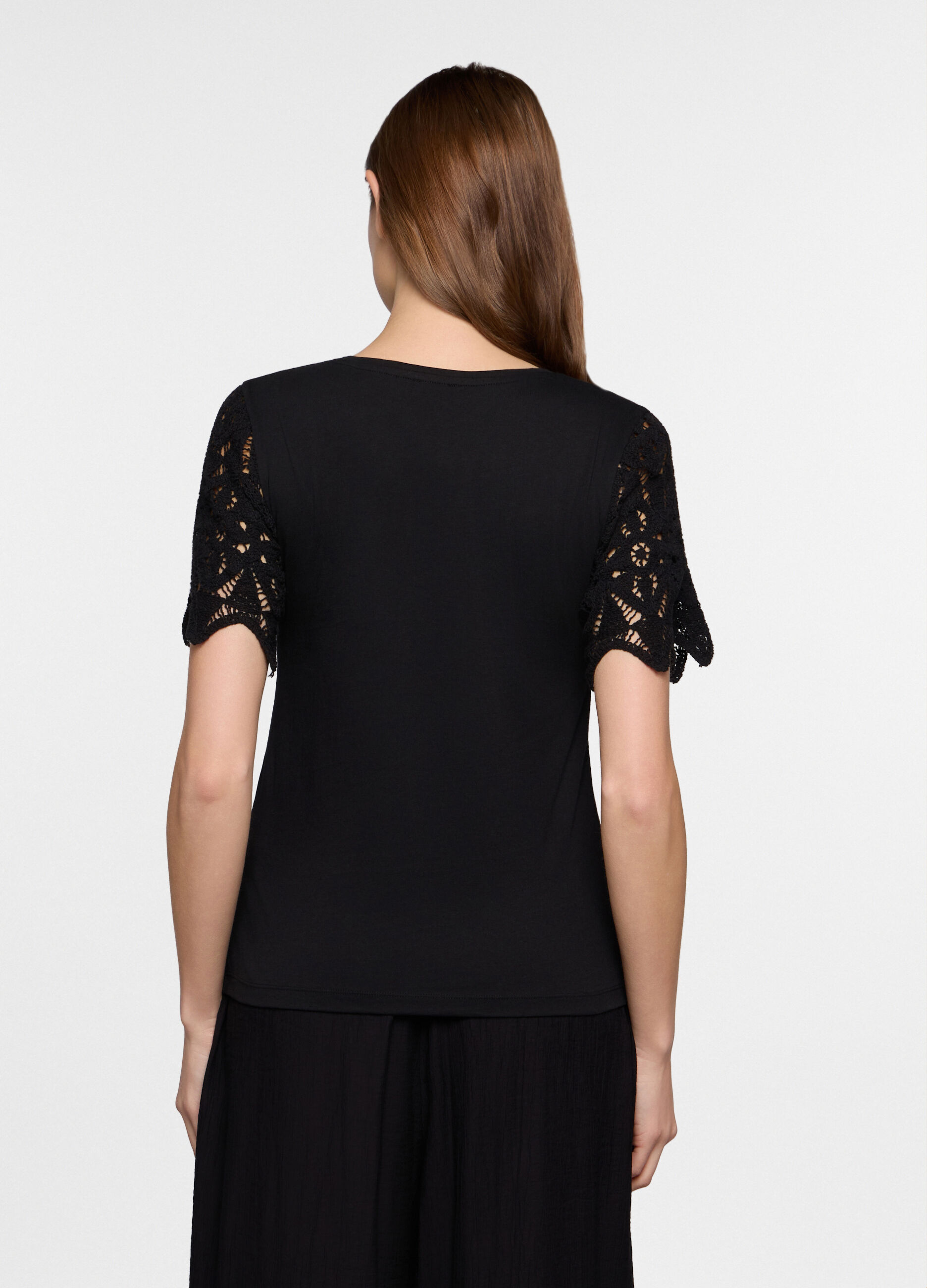 T-shirt girocollo donna _1