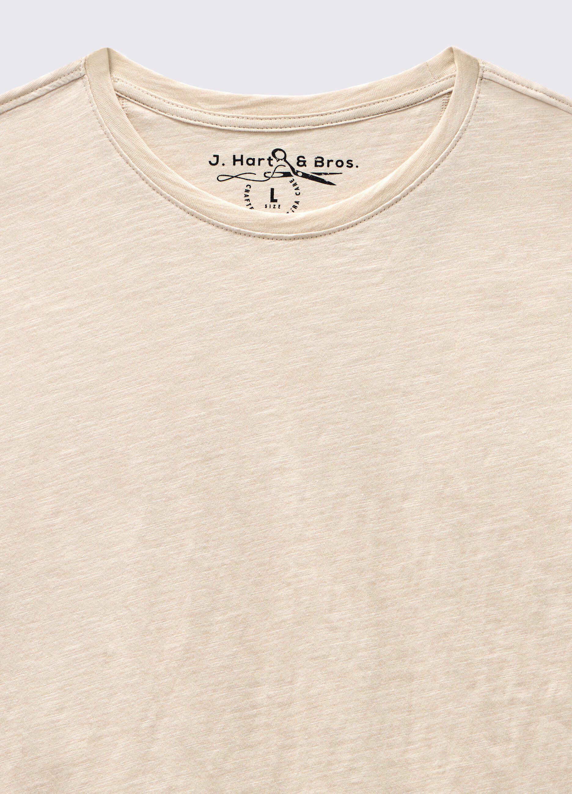 T-shirt in puro cotone slub uomo_1