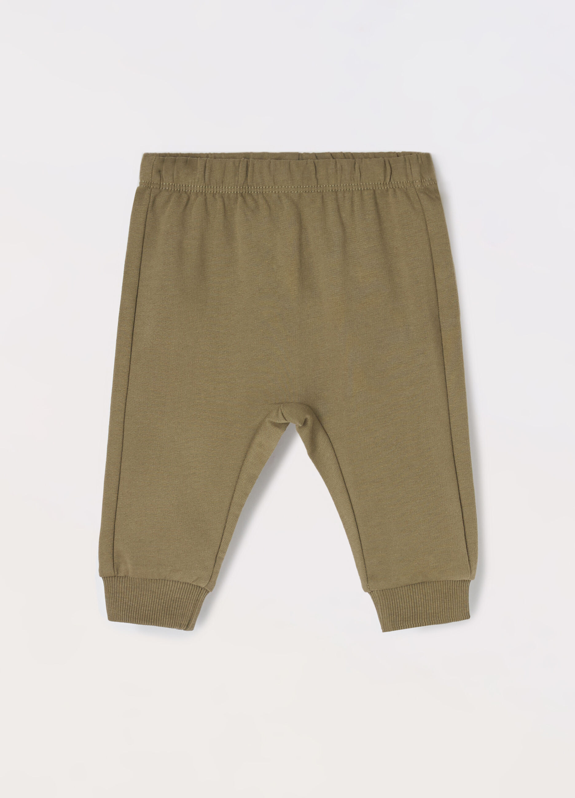 Joggers in french terry di puro cotone neonato_0