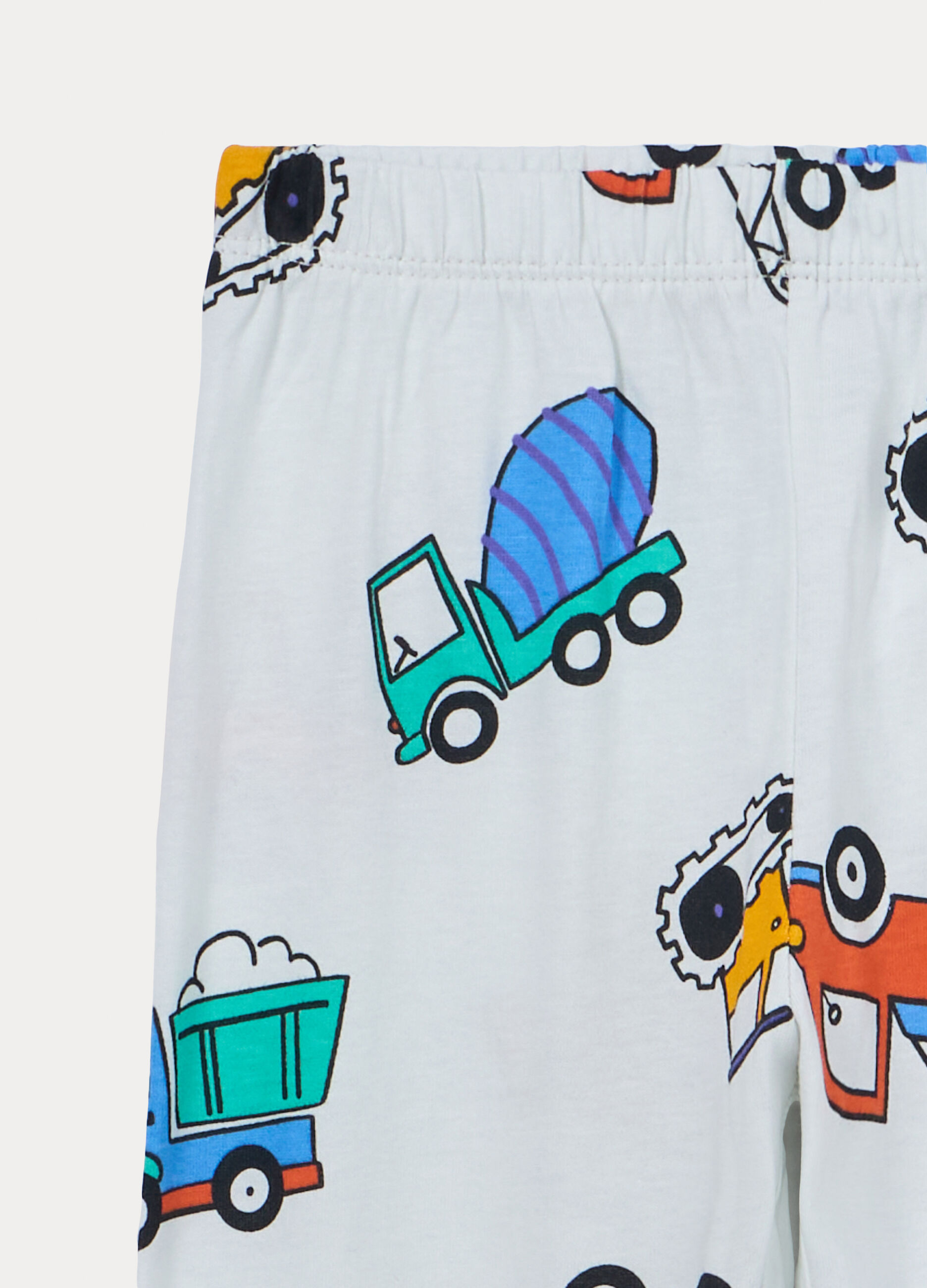 Set pigiama lungo in jersey di puro cotone _3