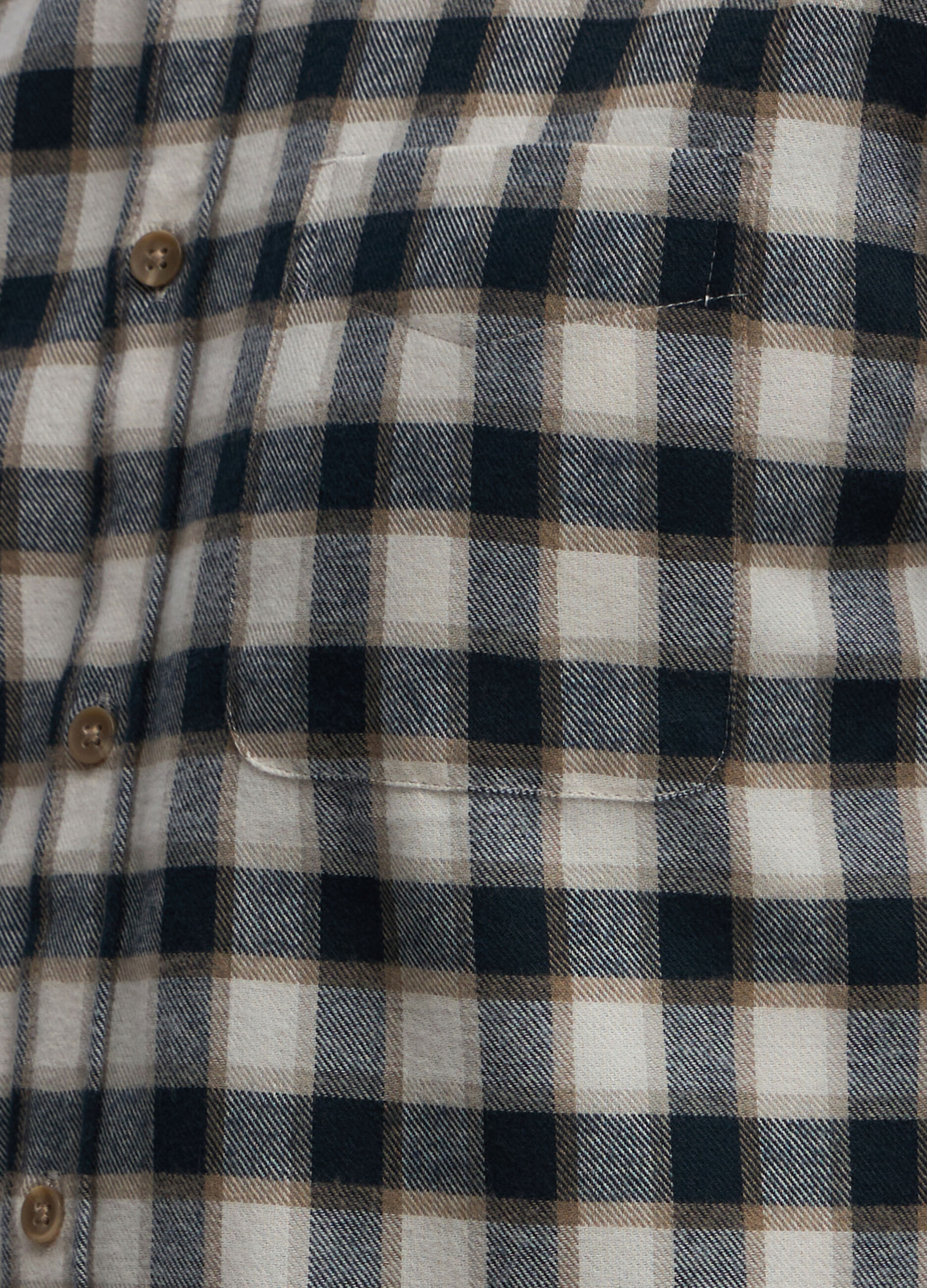 Camicia a quadri in flanella uomo_2