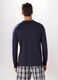 Maglia pigiama a maniche lunghe in jersey di cotone uomo_1