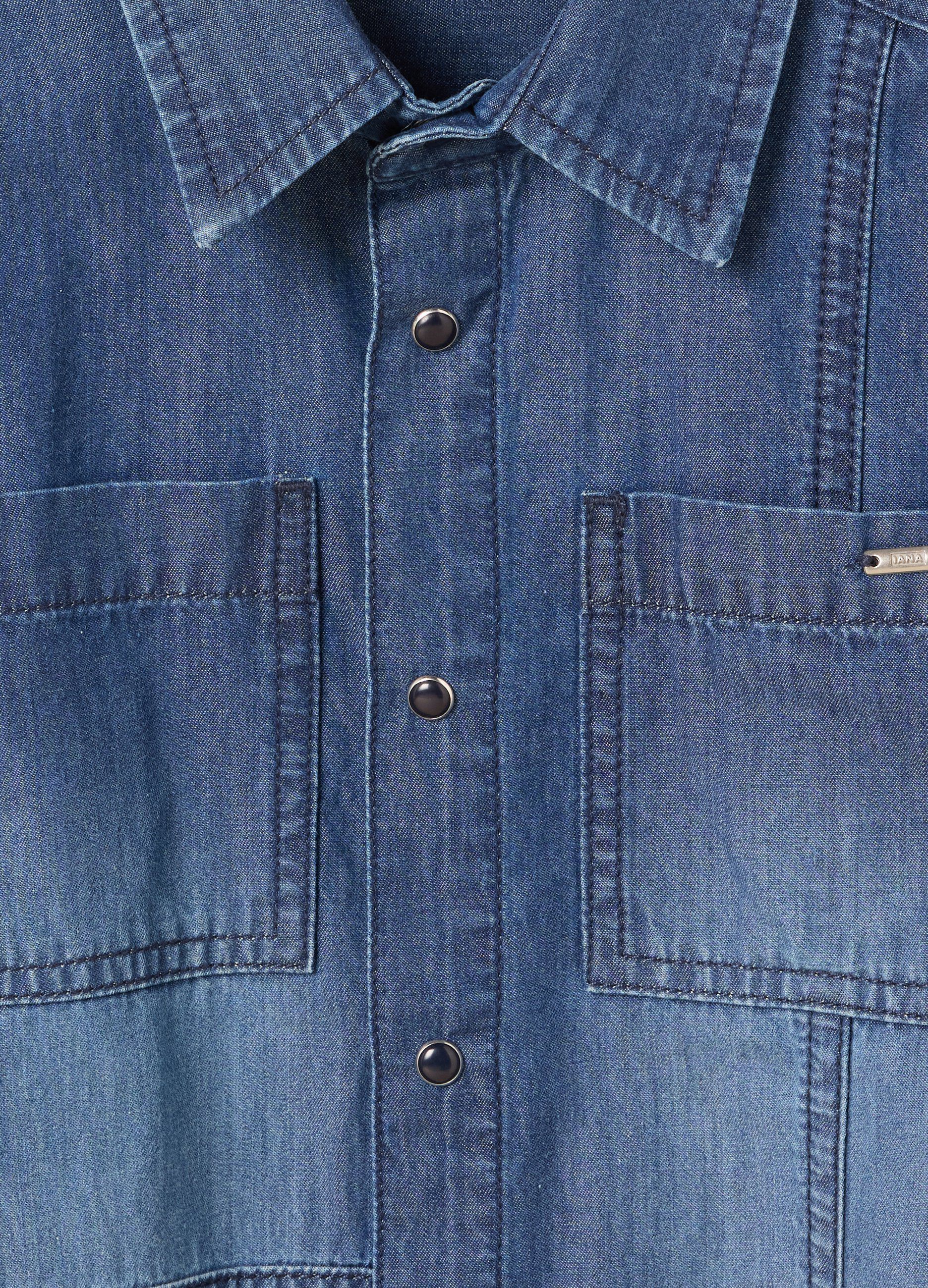 Camicia IANA in denim di puro cotone bambino