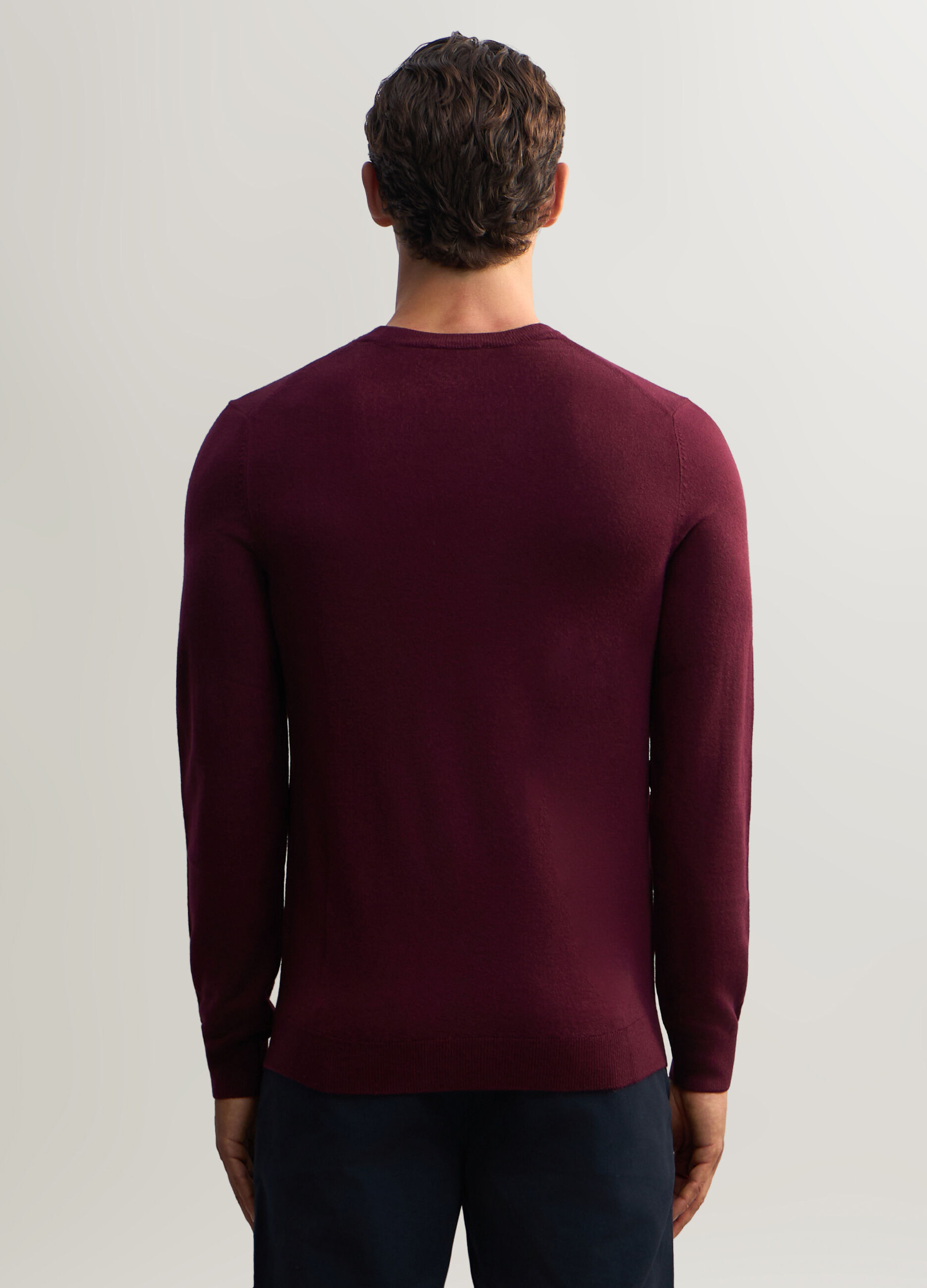 Maglione girocollo slim fit uomo_1