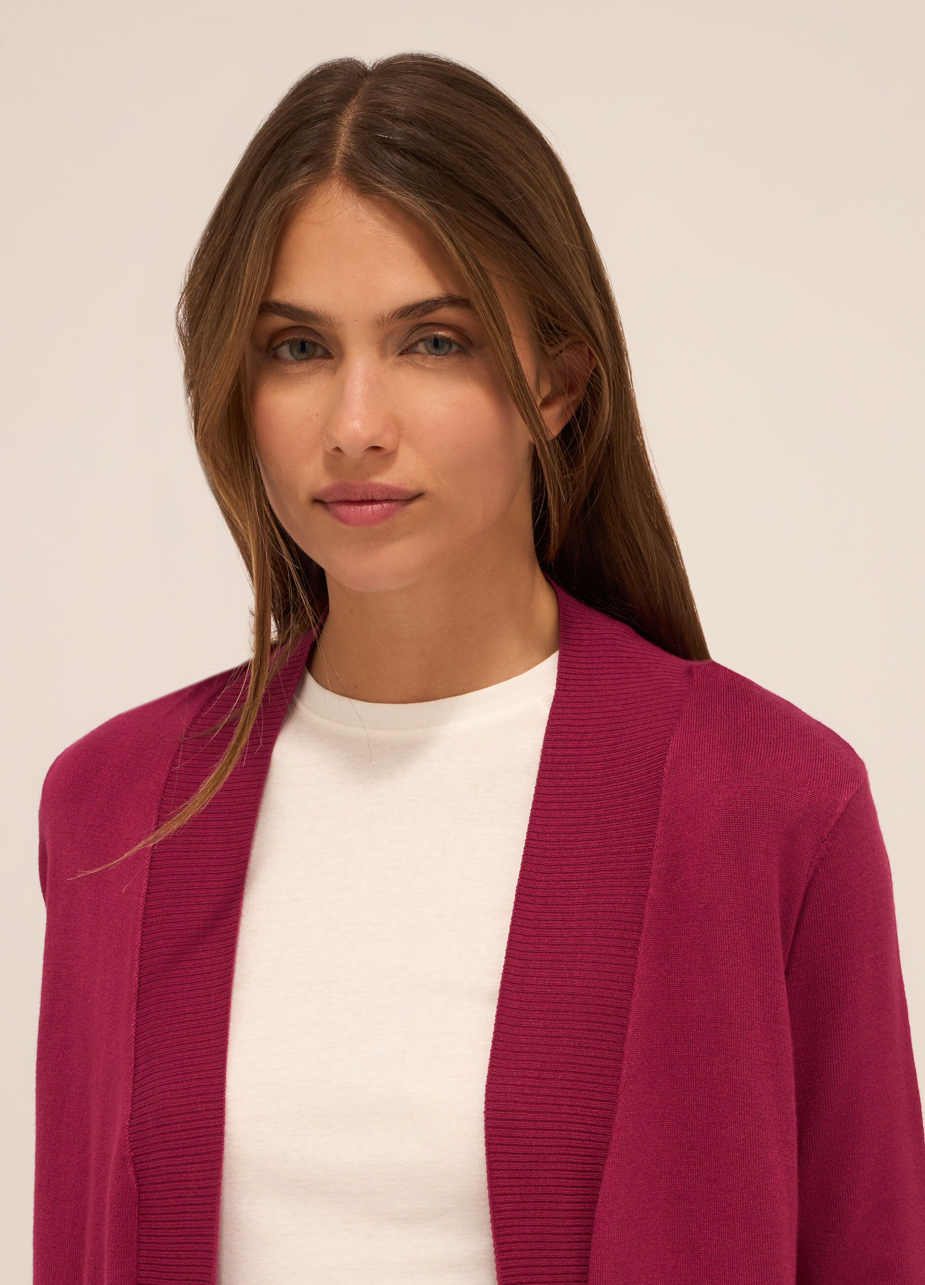 Cardigan in misto viscosa donna_2