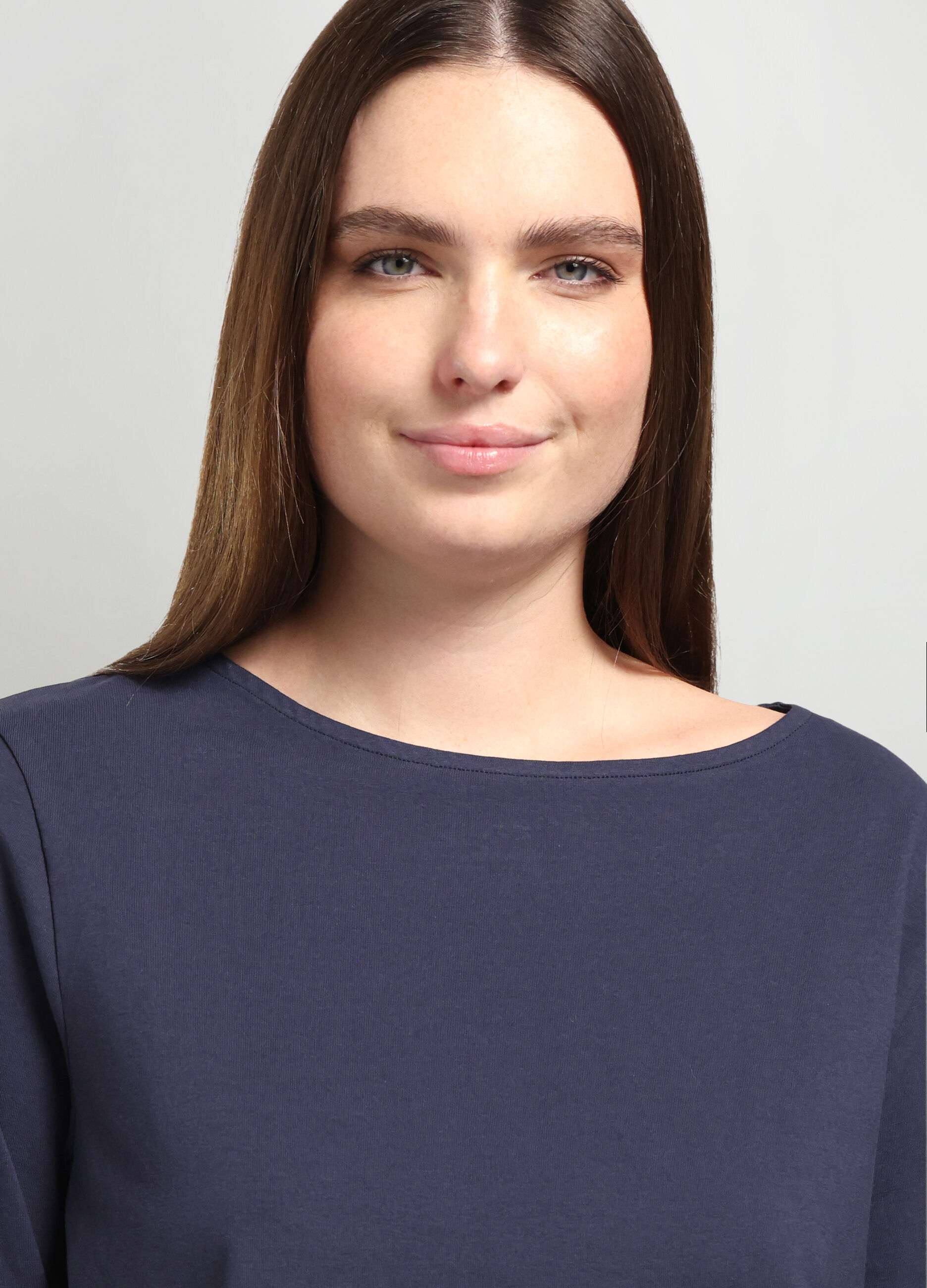 T-shirt in cotone stretch donna curvy_2