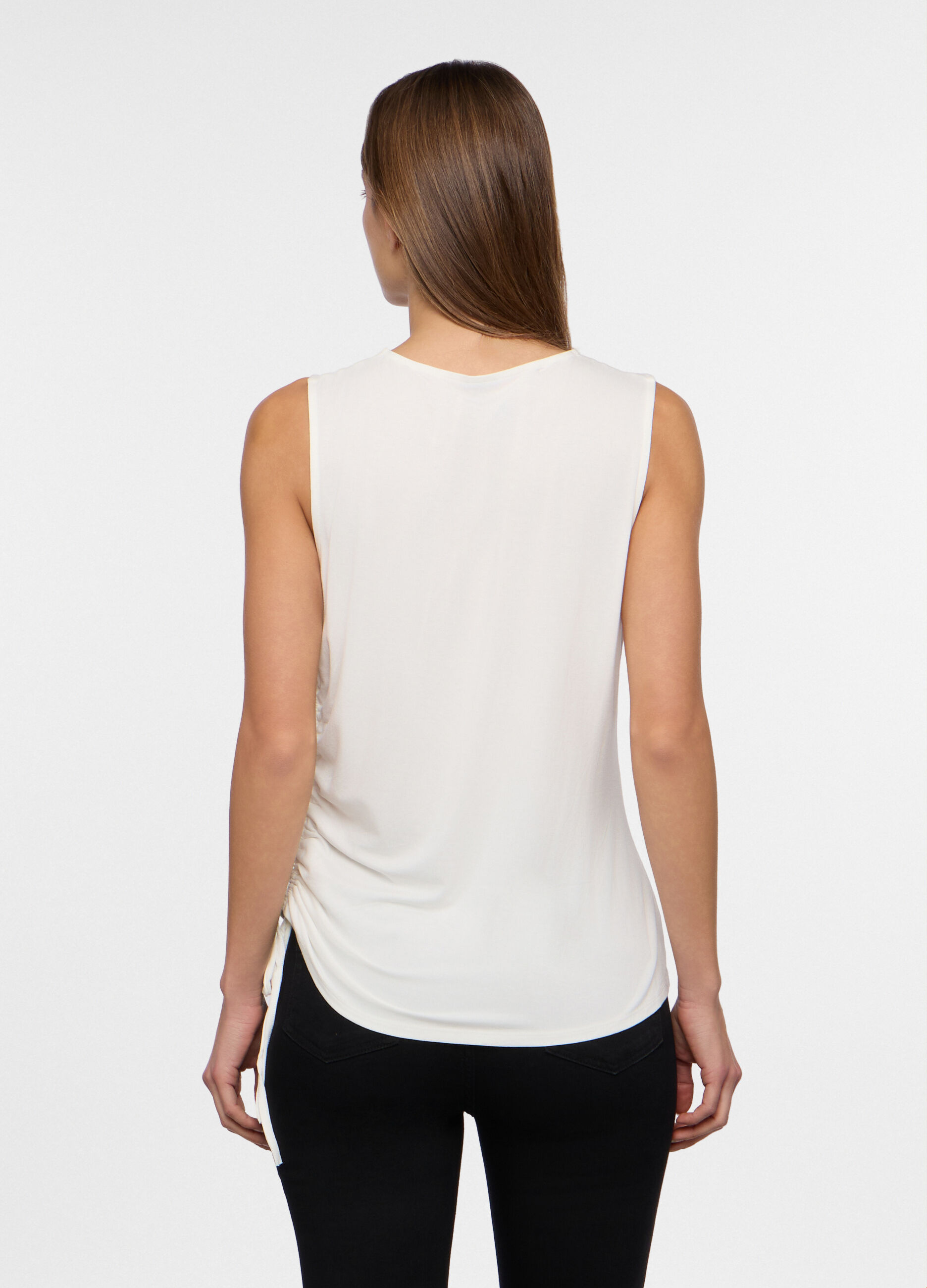 Canotta in viscosa stretch donna_1