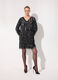 Vestito corto in paillettes donna_0