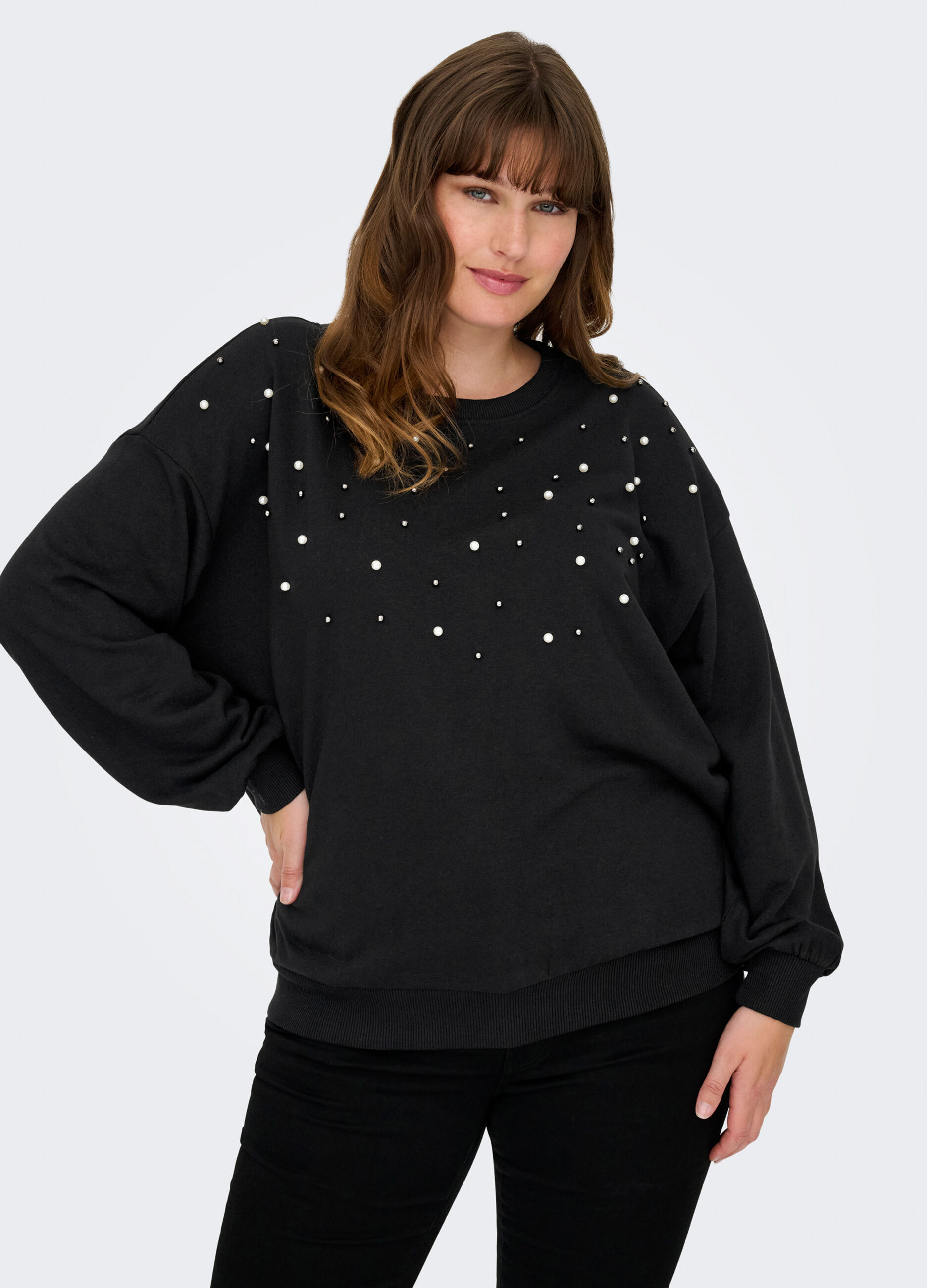 Felpa a maniche lunghe regular fit_3