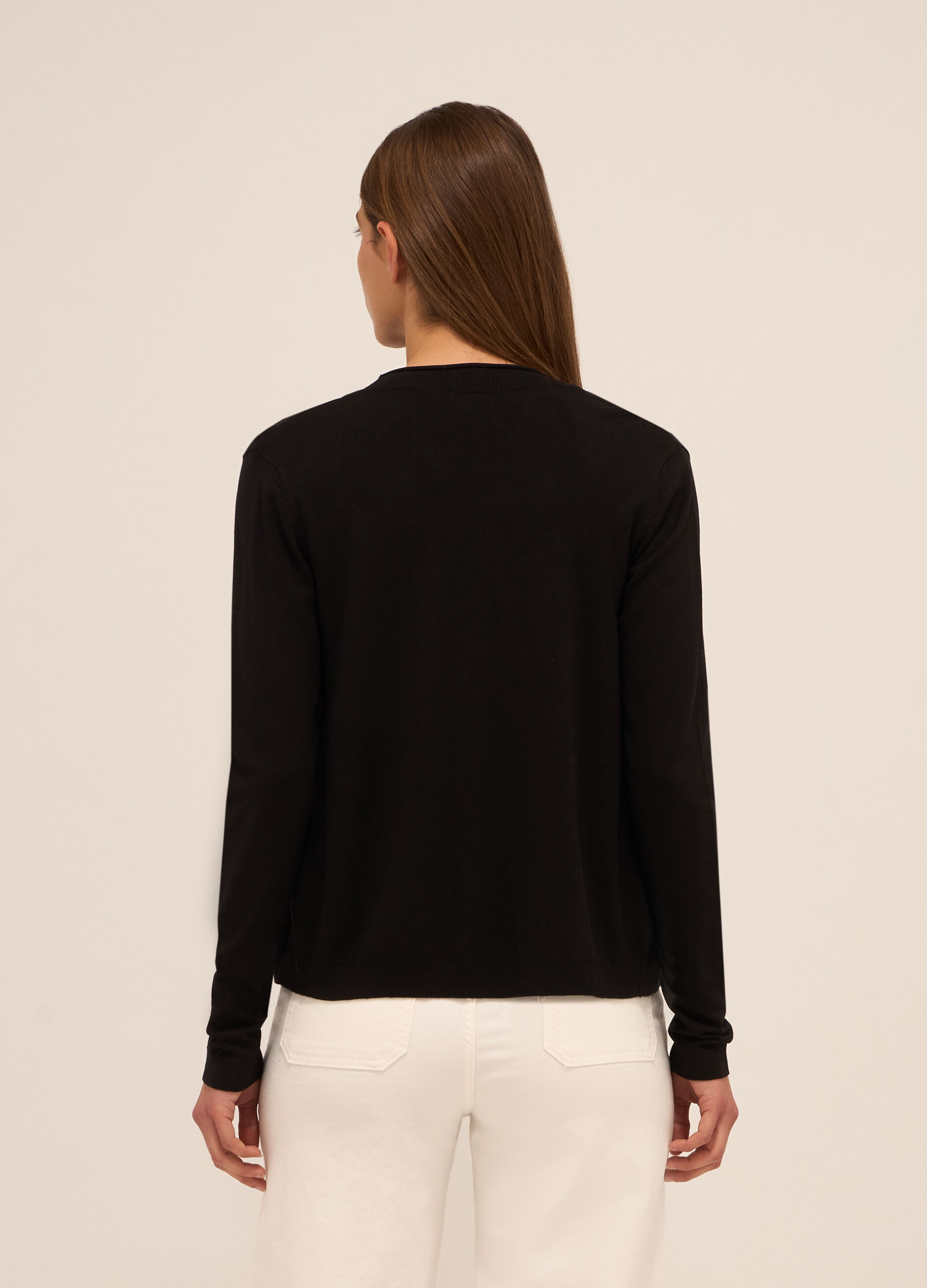 Cardigan misto viscosa donna_1
