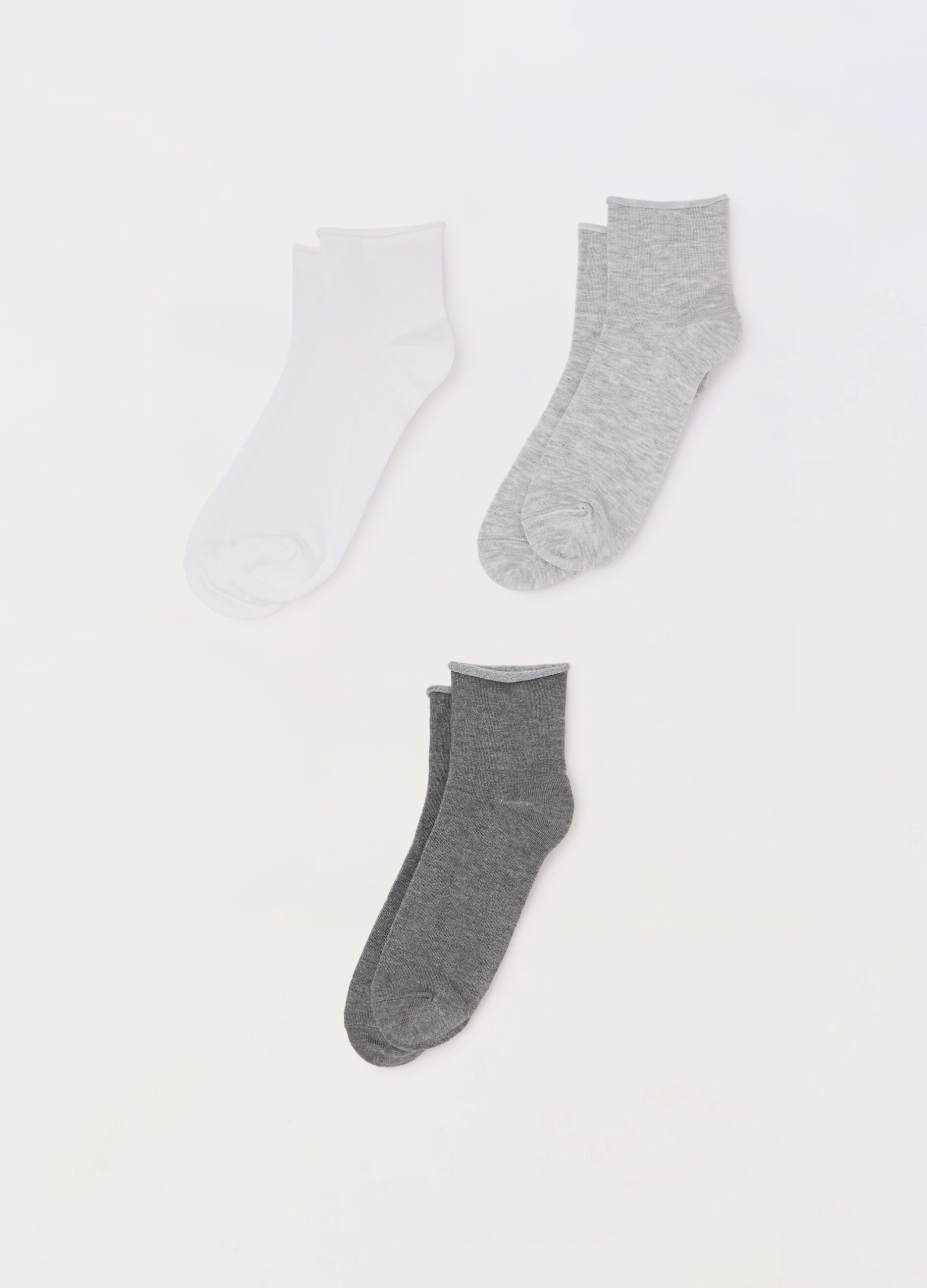 Pack 3 calze corte in misto viscosa donna_0