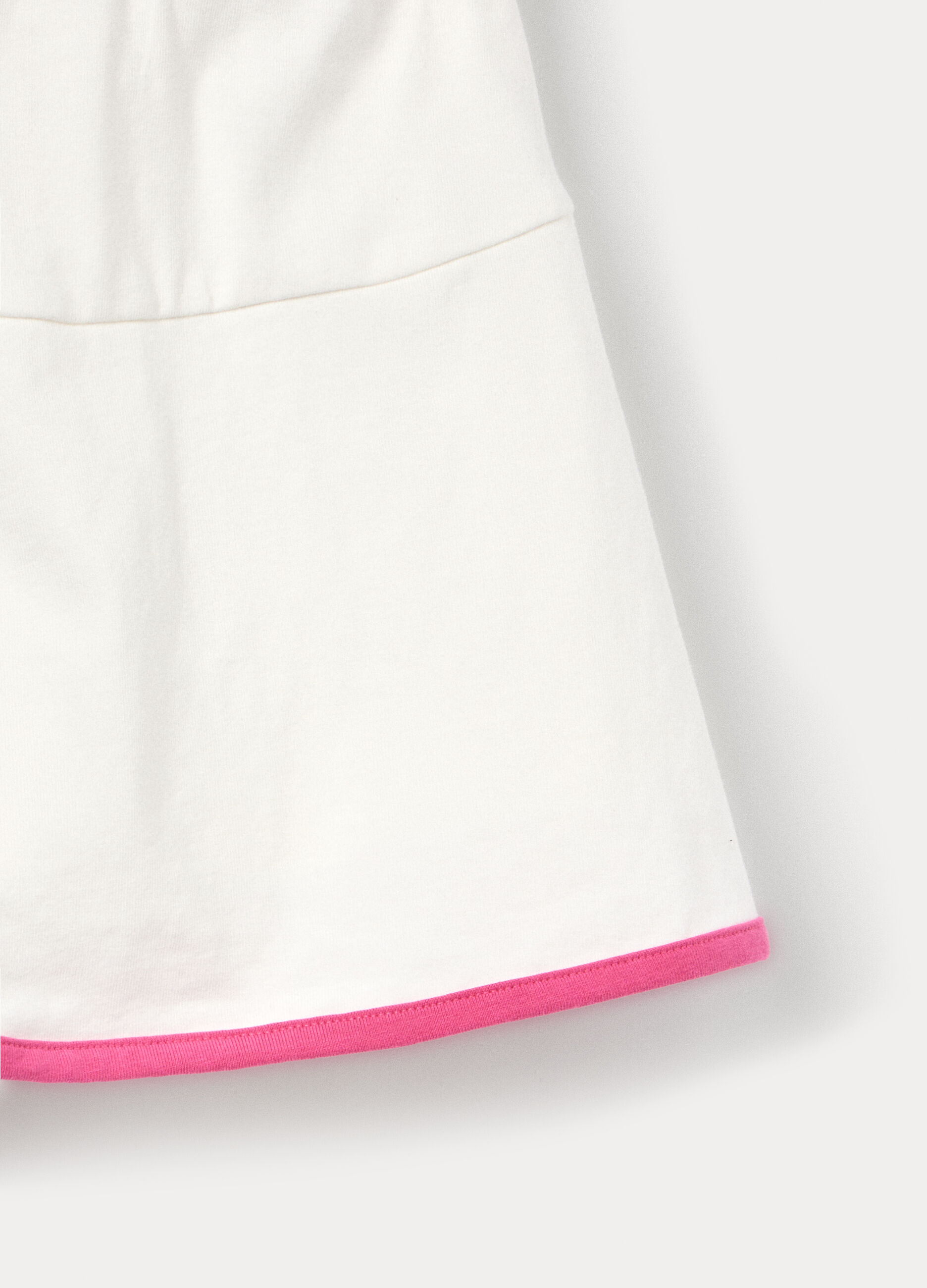Gonna corta in jersey di cotone stretch bambina_2