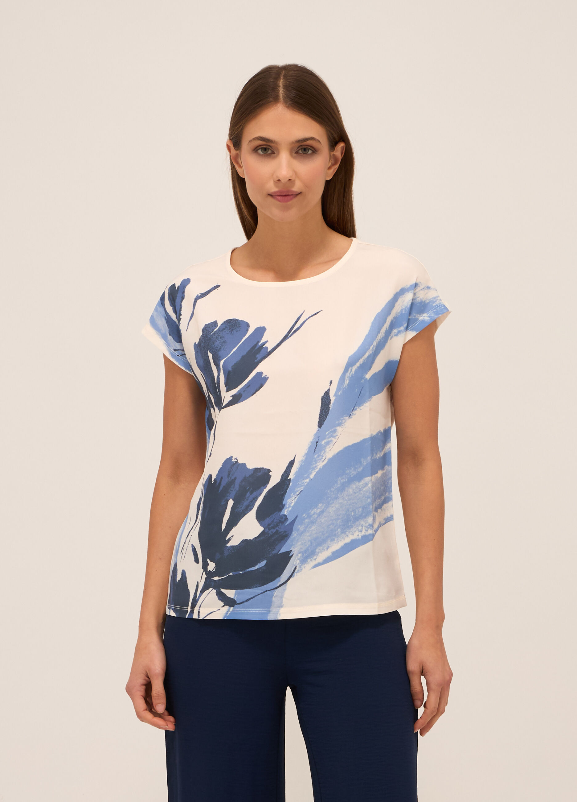 T-shirt con stampa donna_0
