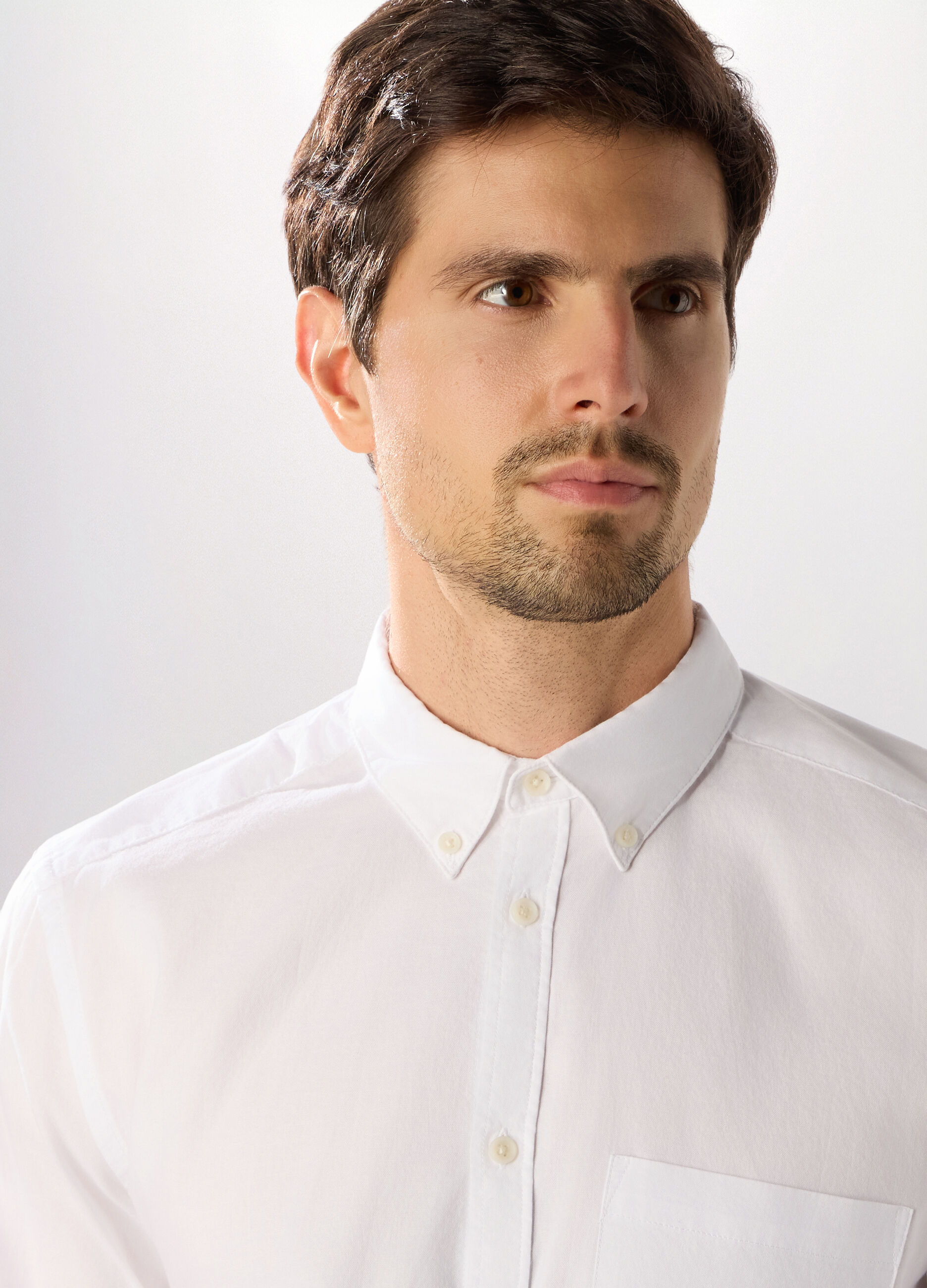 Camicia regular button-down in cotone Oxford uomo