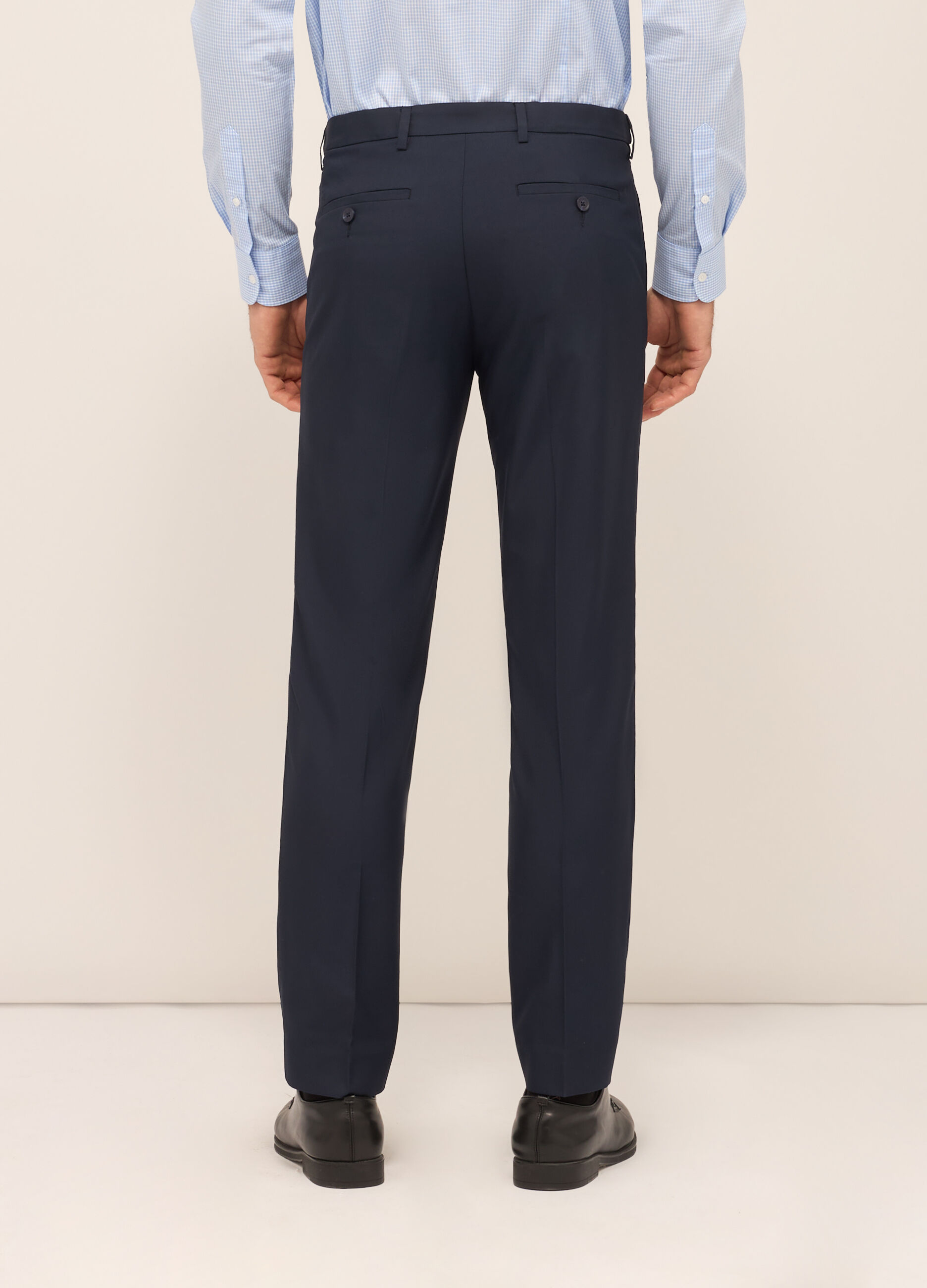 Pantaloni classici regular fit uomo_1