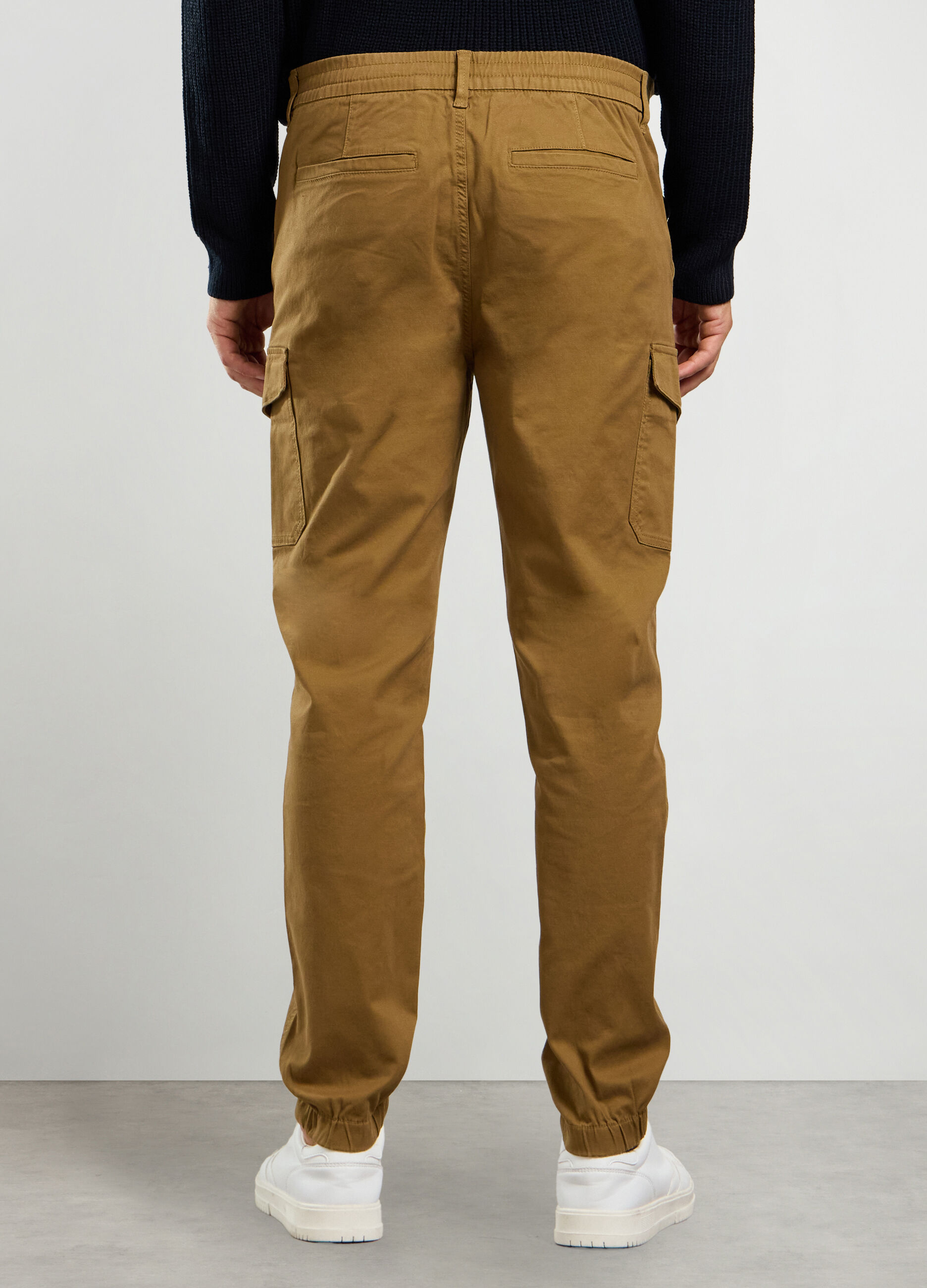 Joggers regular fit in cotone stretch uomo_1