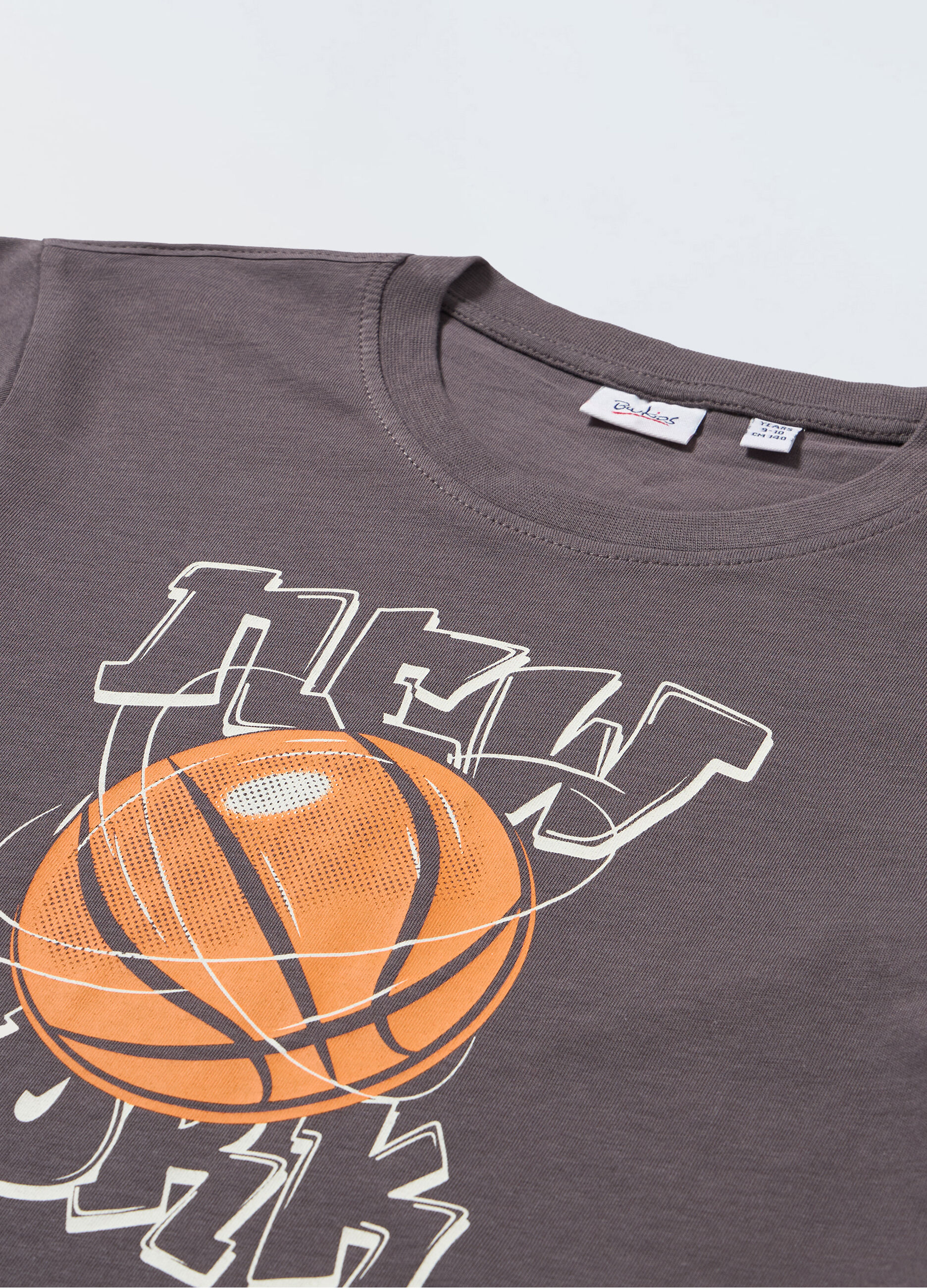 T-shirt a maniche lunghe in puro cotone ragazzo_1