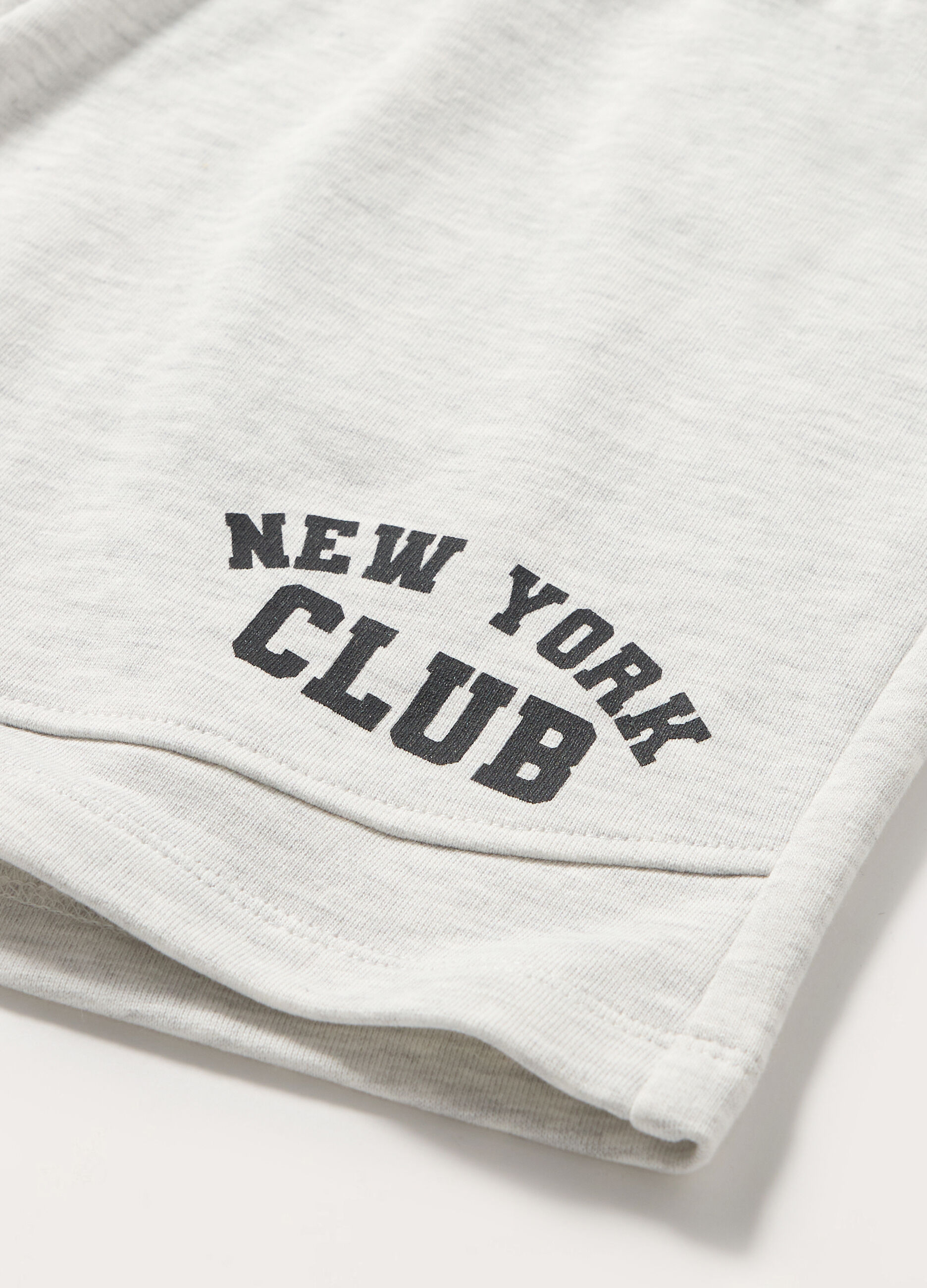 Bermuda in french terry di misto cotone ragazza_1