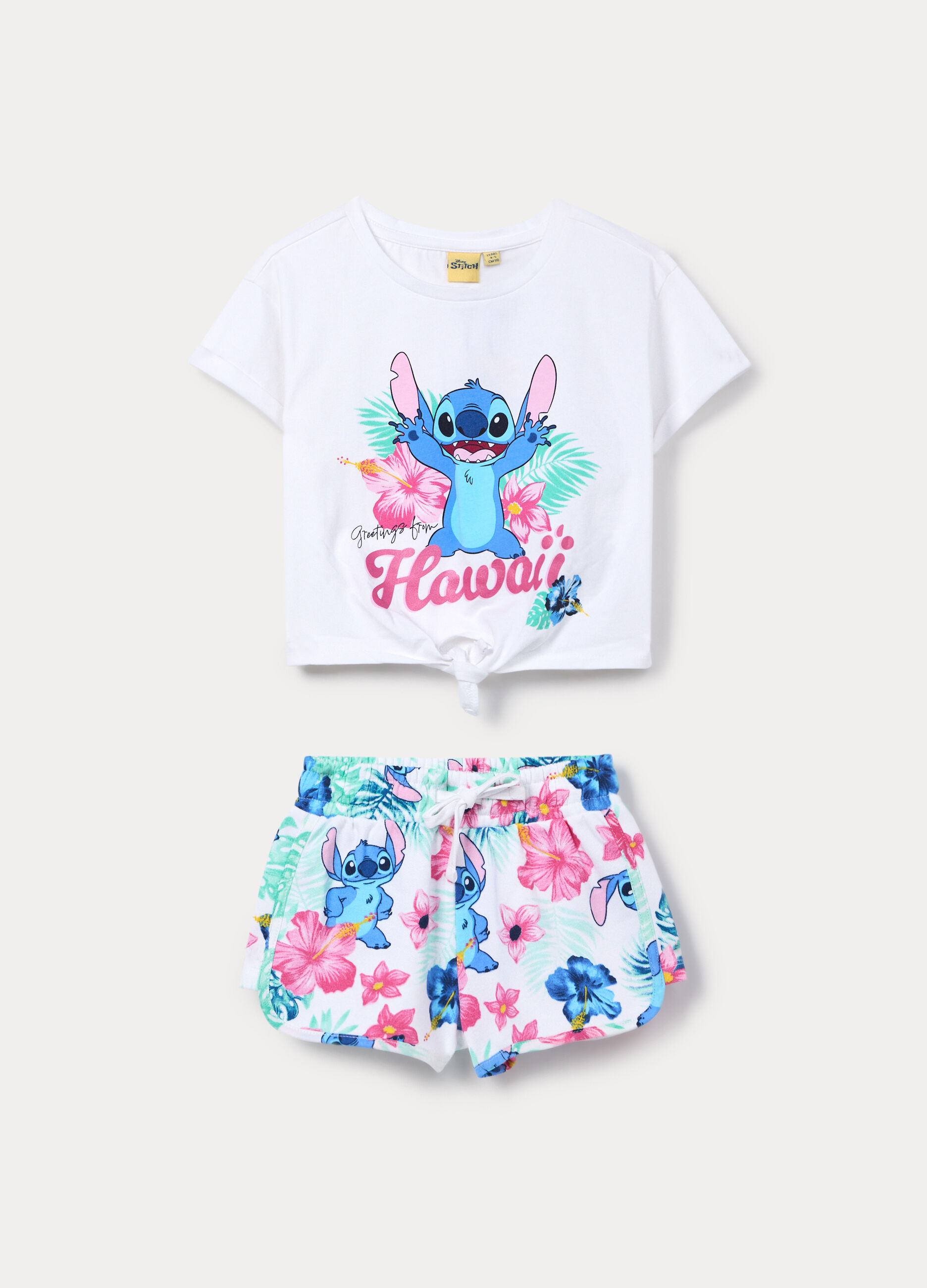 Jogging set Disney in jersey misto cotone stretch bambina_0