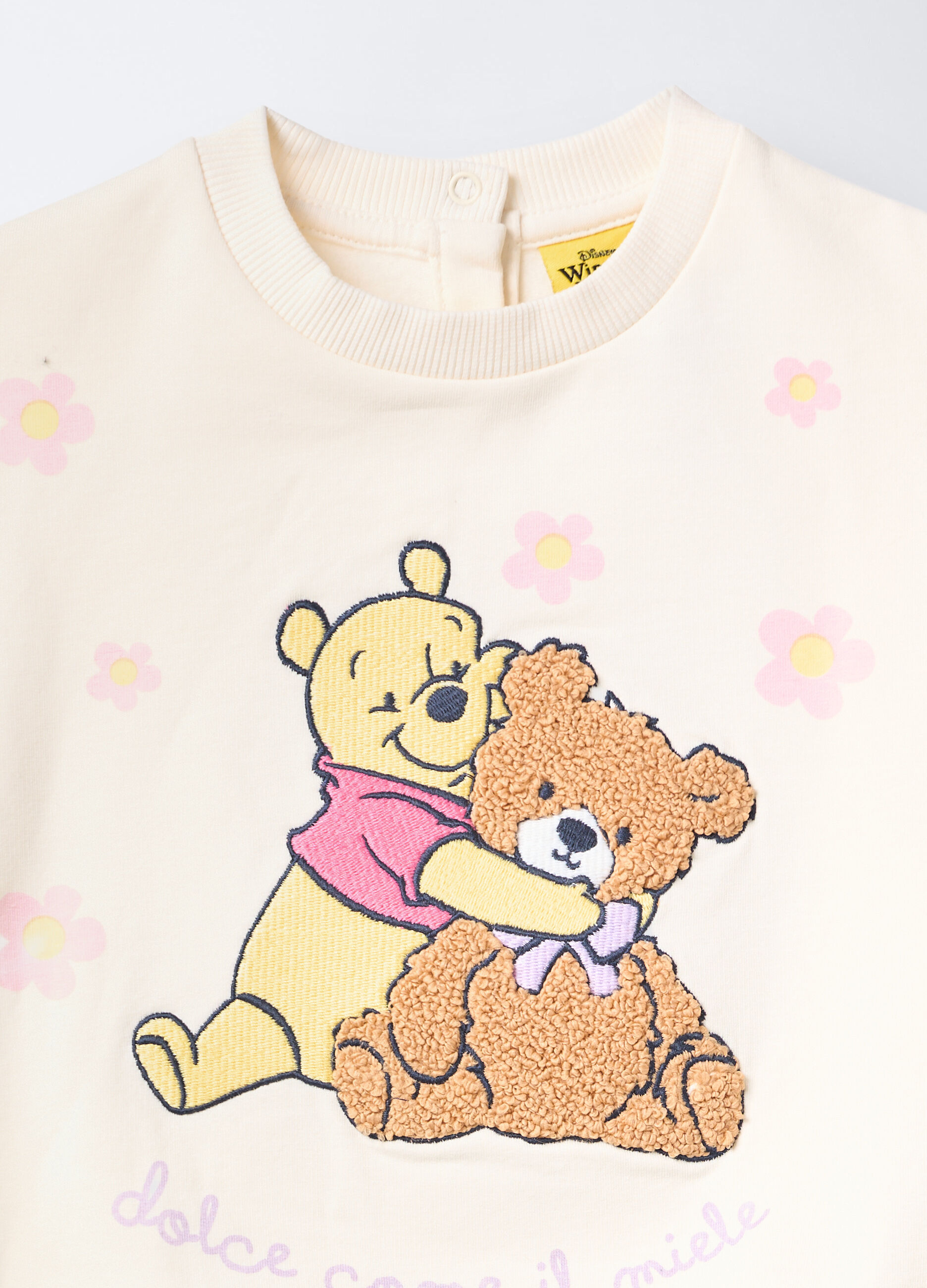 Felpa Disney in cotone garzato stretch bimba_2