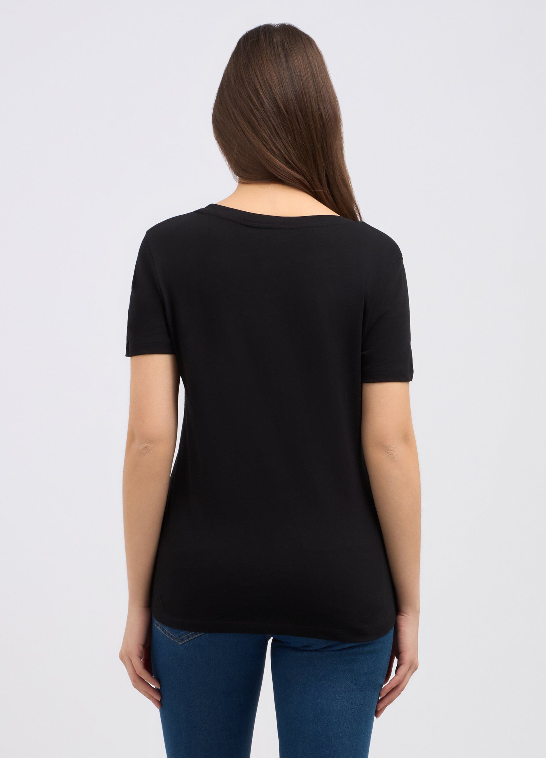 T-shirt in puro cotone donna_1