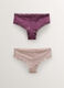 Pack 2 slip brasiliana in jersey di cotone stretch donna_0