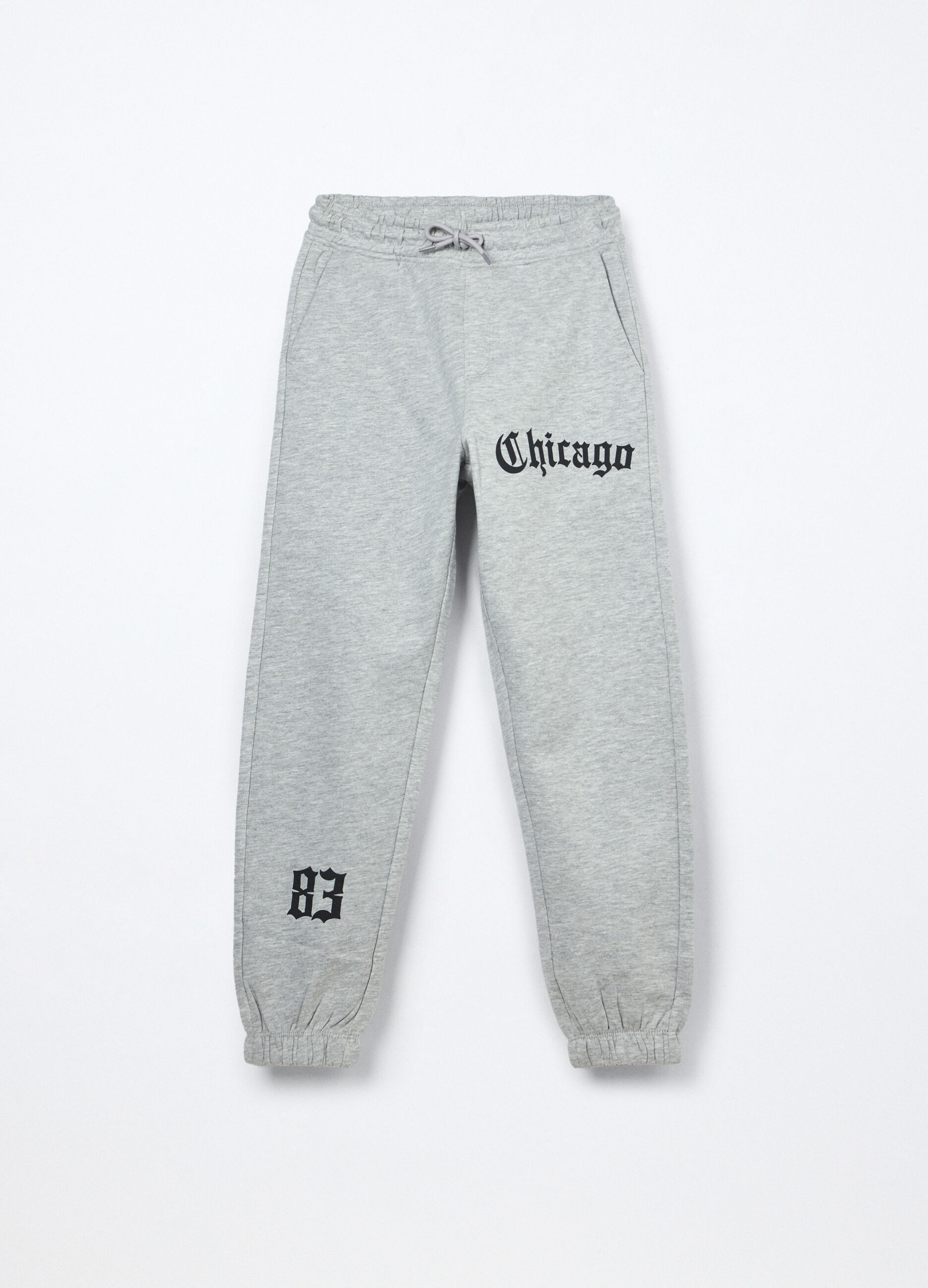 Jogger in felpa di puro cotone ragazzo_0