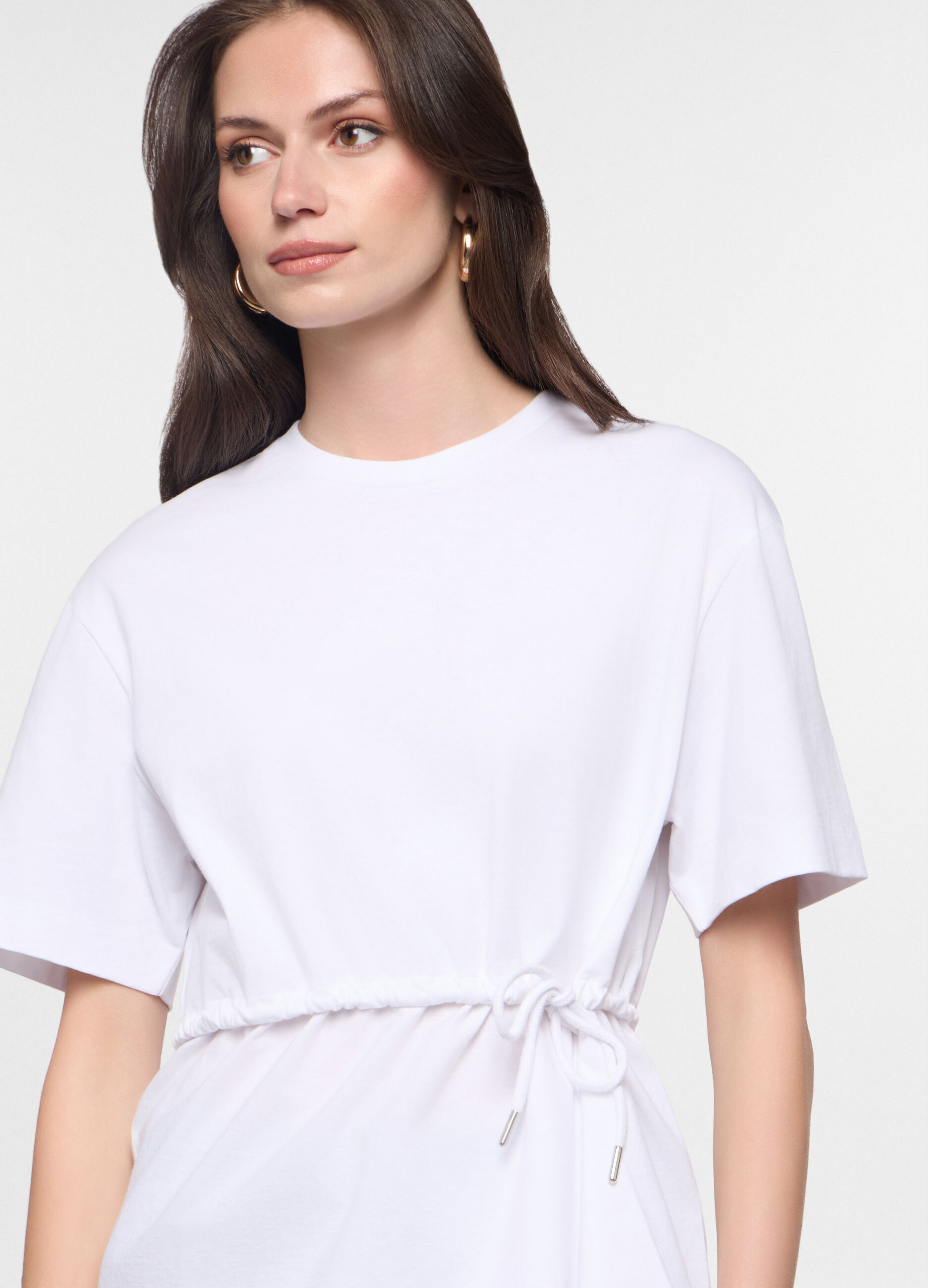 T-shirt girocollo fitted donna_2