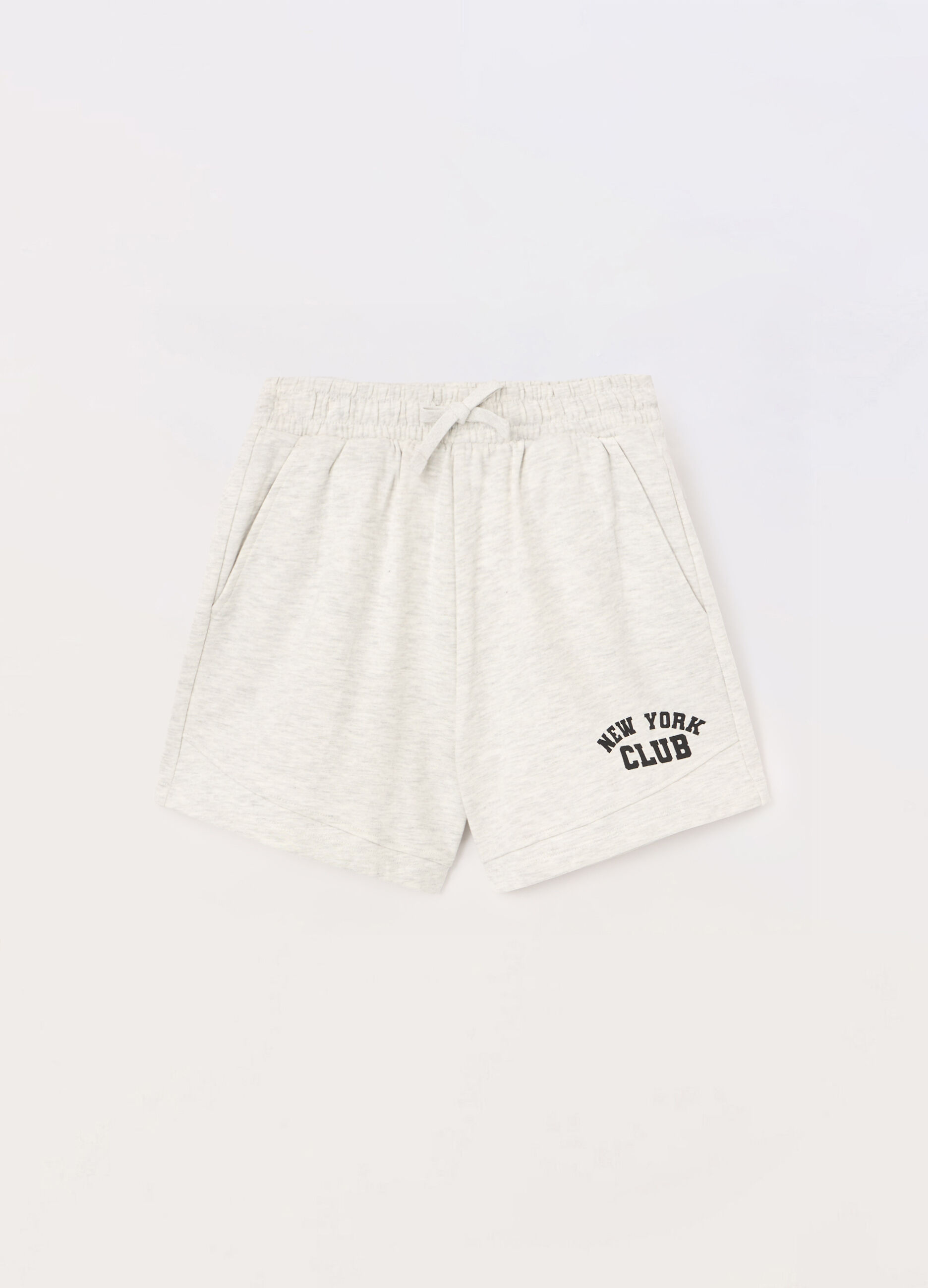 Bermuda in french terry di misto cotone ragazza_0