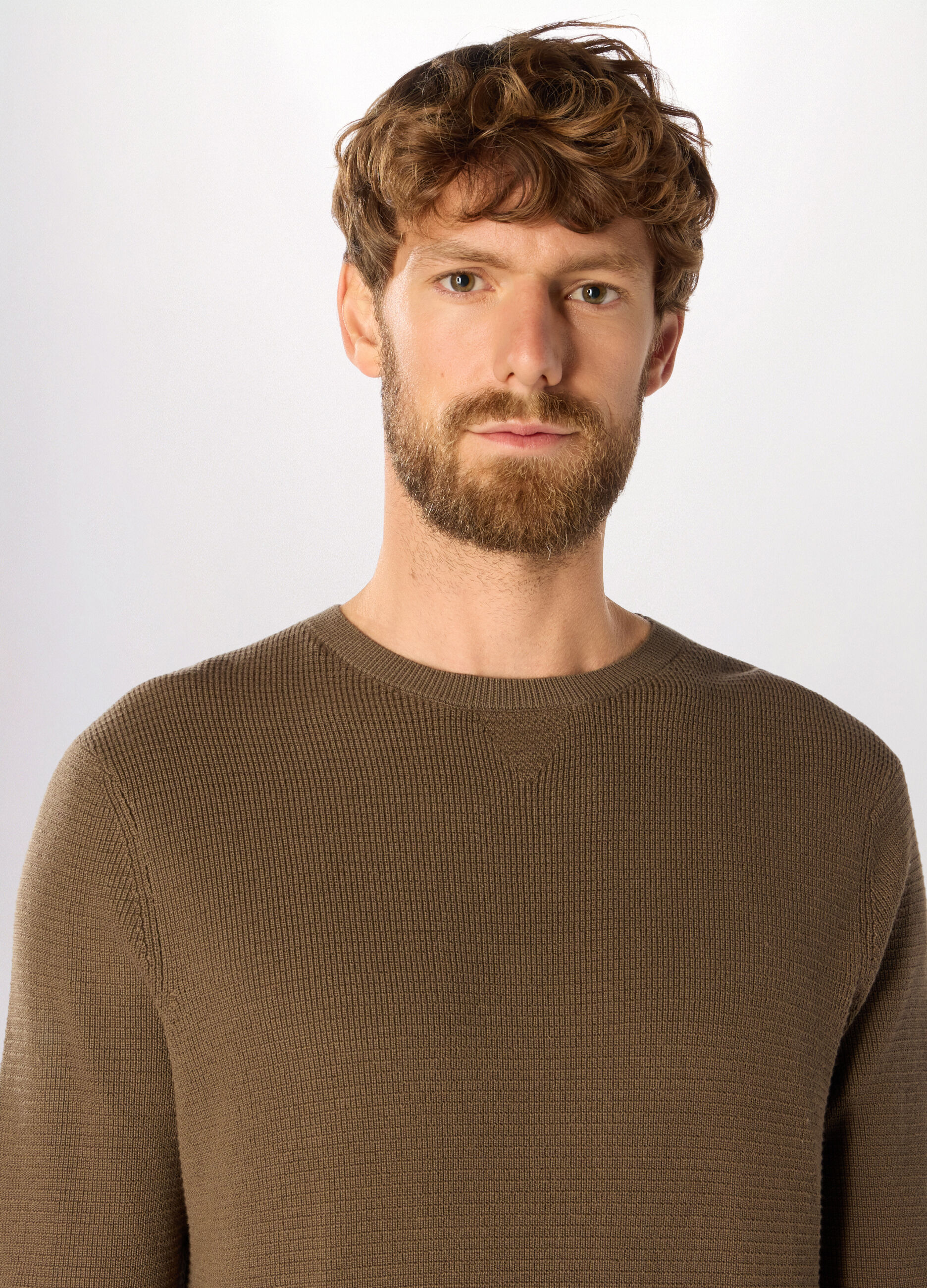 Maglione girocollo in cotone uomo_2