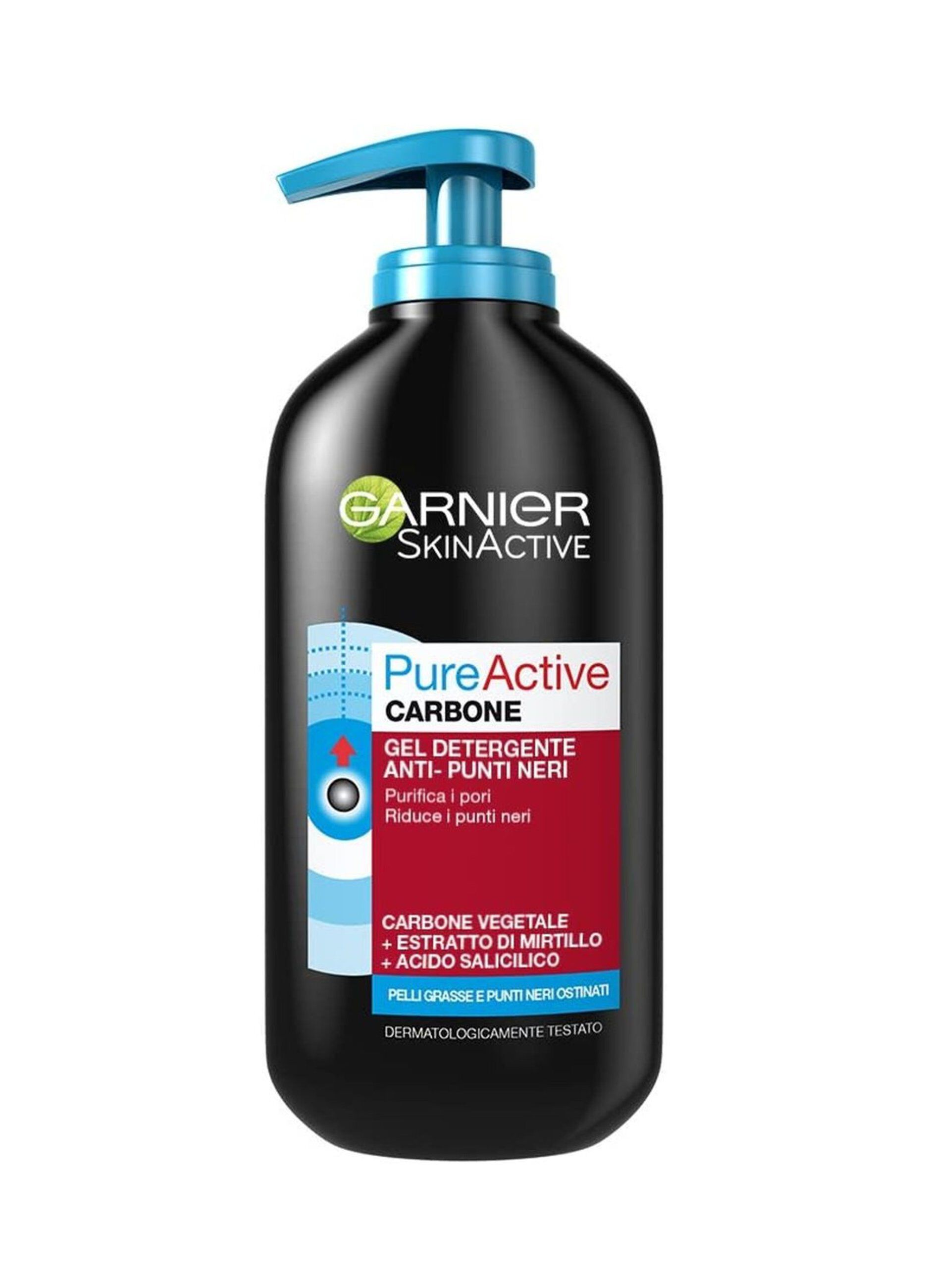 Garnier Gel Anti-Imperfezioni Pure Active Intense, Rimuove Punti Neri ed Eccesso di Sebo, 200 ml.