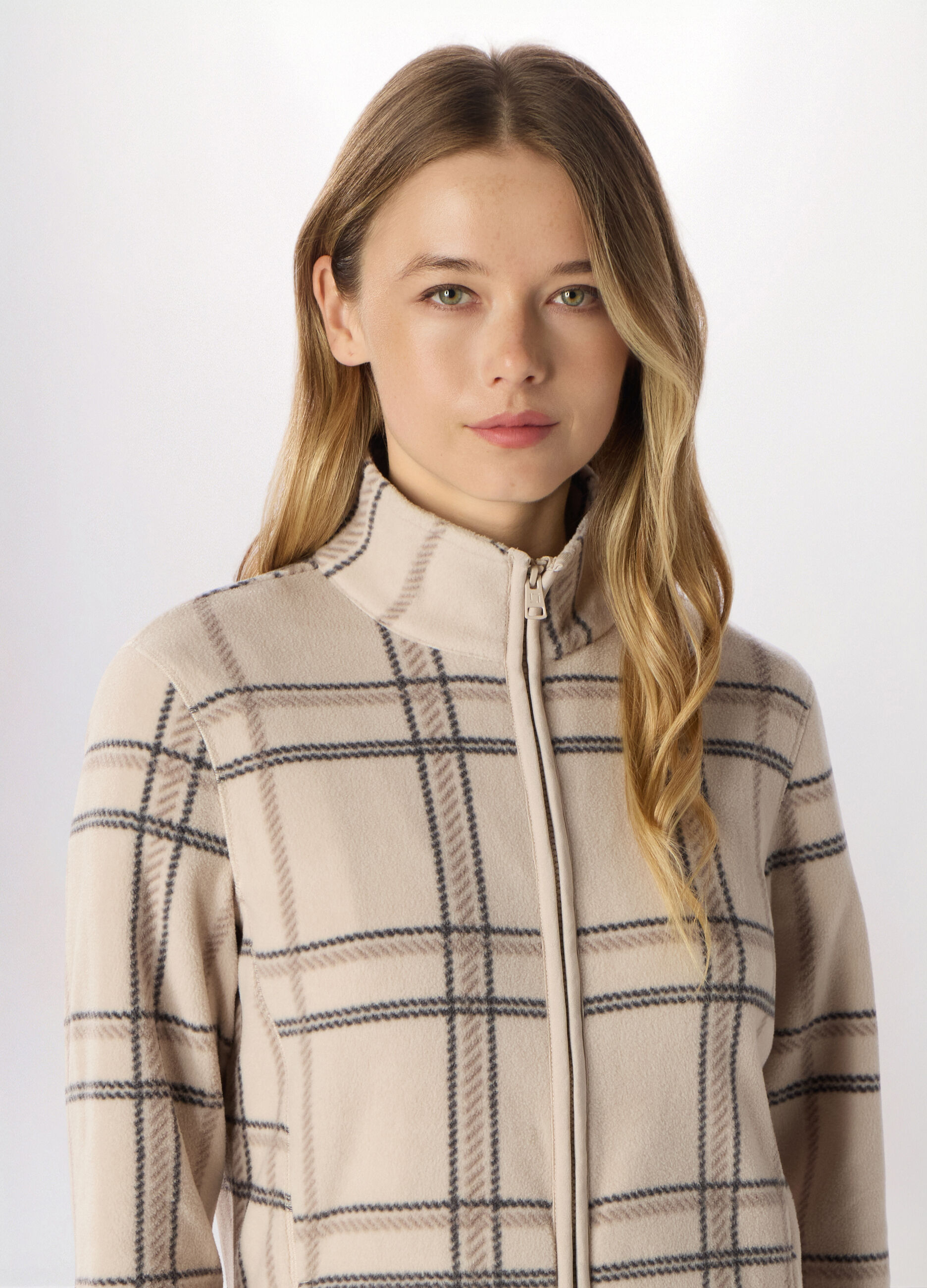 Felpa full zip in pile donna Holistic fitness_2