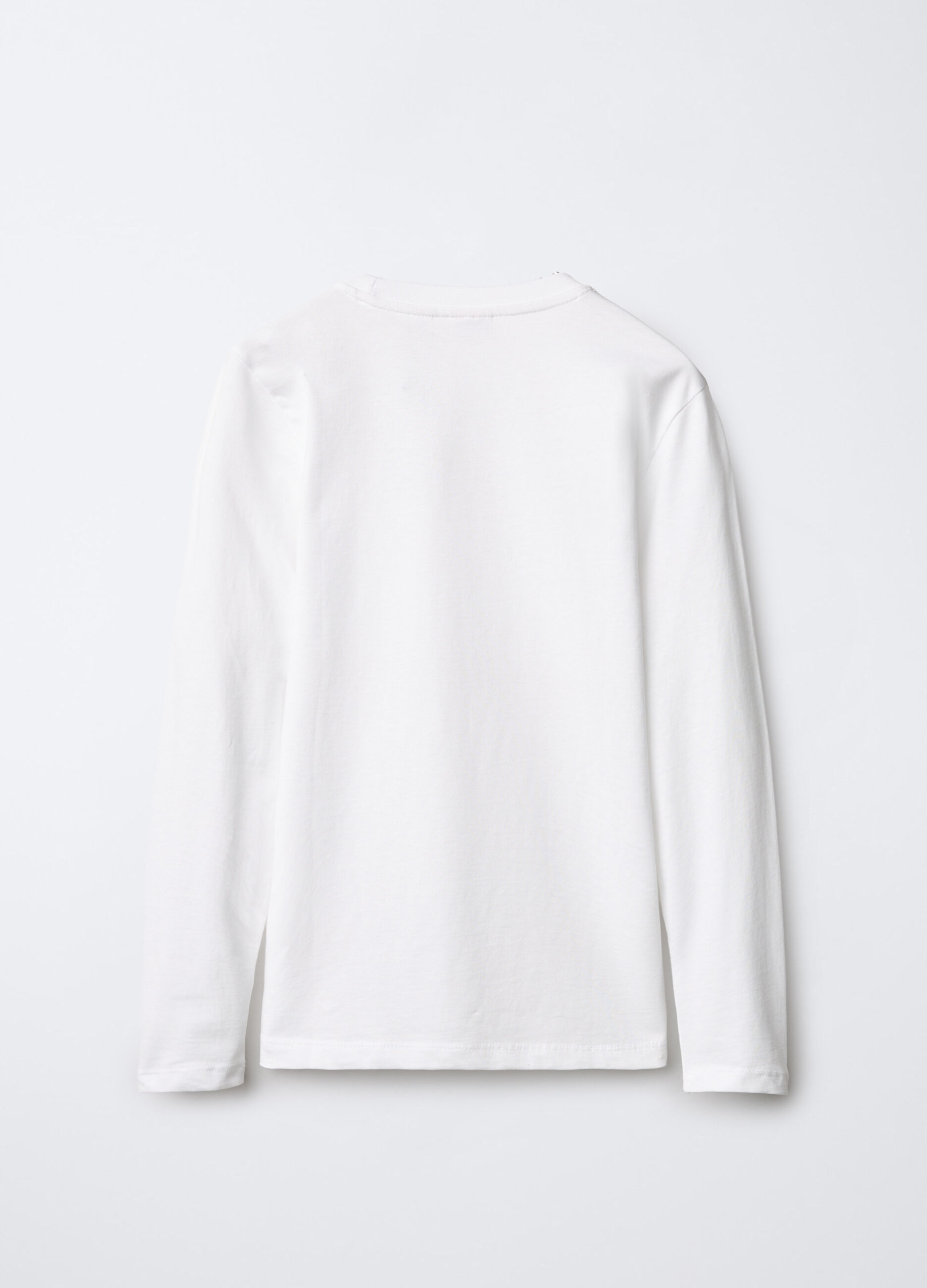 T-shirt girocollo in jersey di puro cotone ragazzo_1