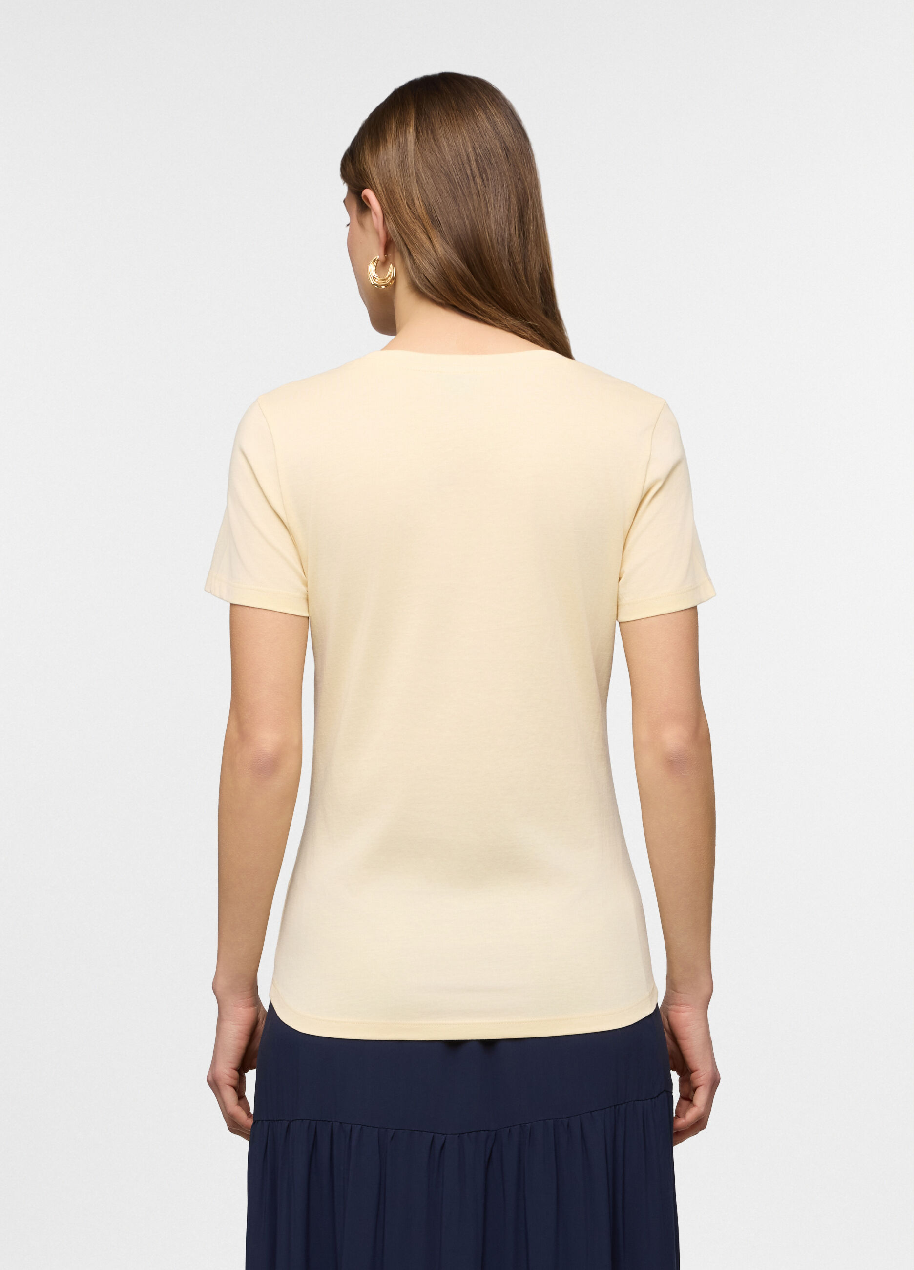 T-shirt girocollo donna_1