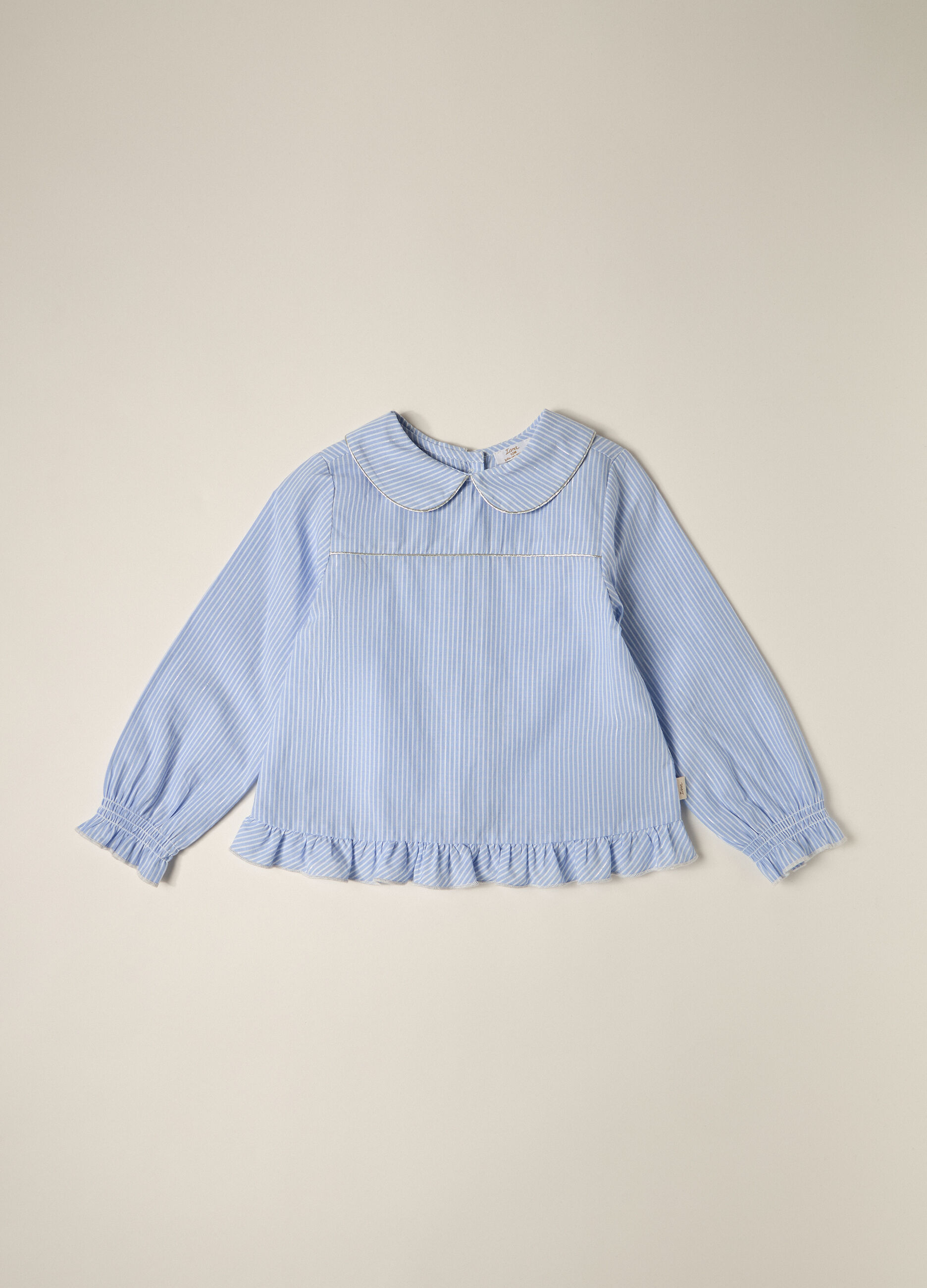 Blusa in cotone con filo lurex IANA neonata_0