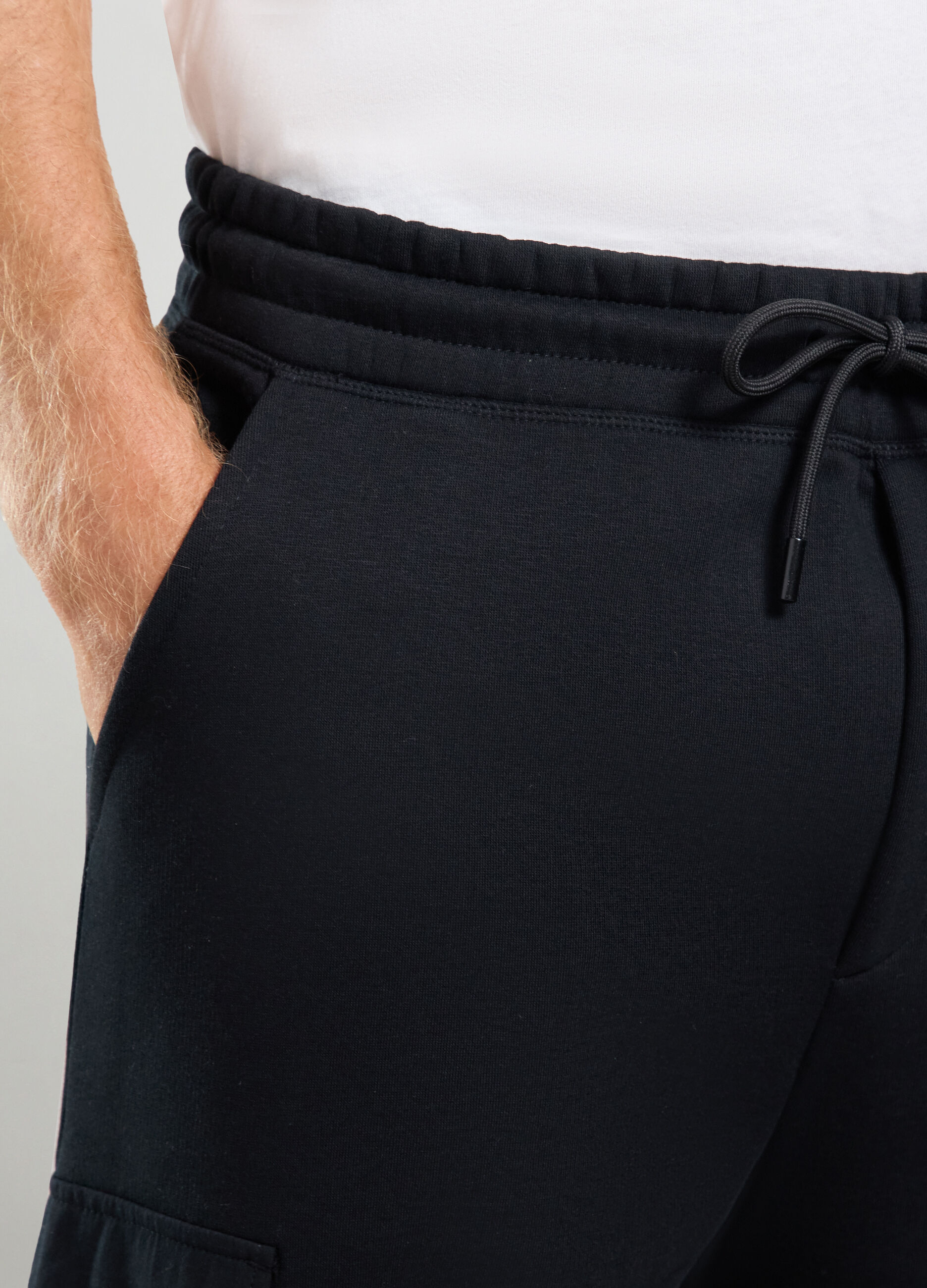 Jogger regular fit in misto cotone uomo_2