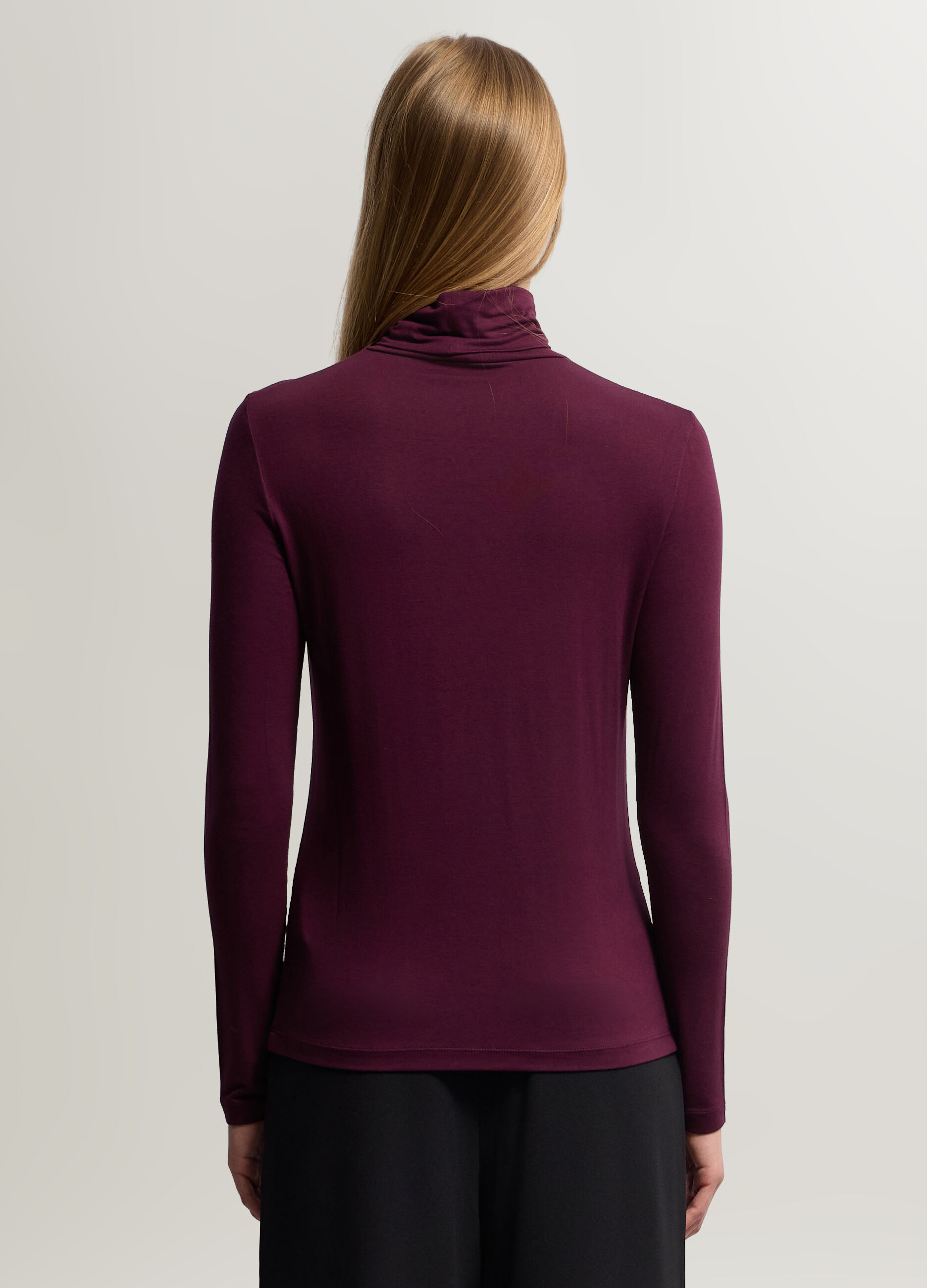 Lupetto in jersey stretch donna_1