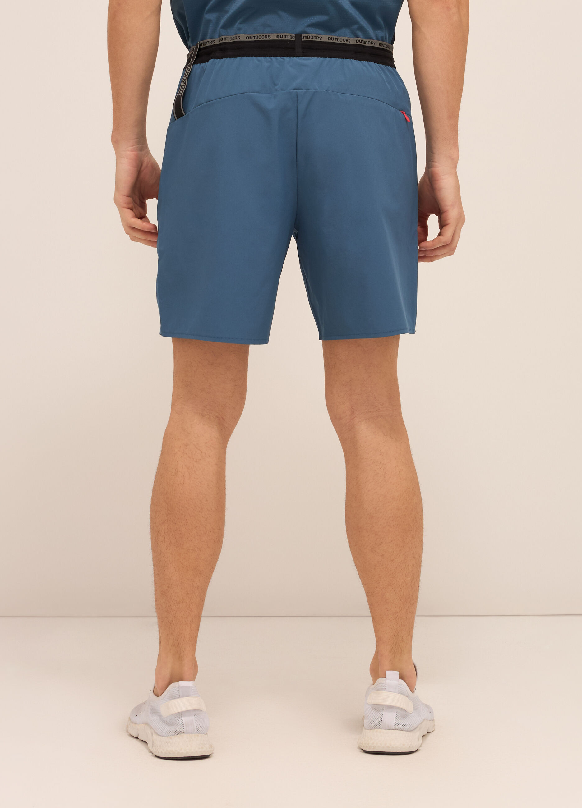 Shorts sportivi in tessuto tecnico uomo _1