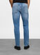 Jeans slim fit in denim stretch lavato uomo_1