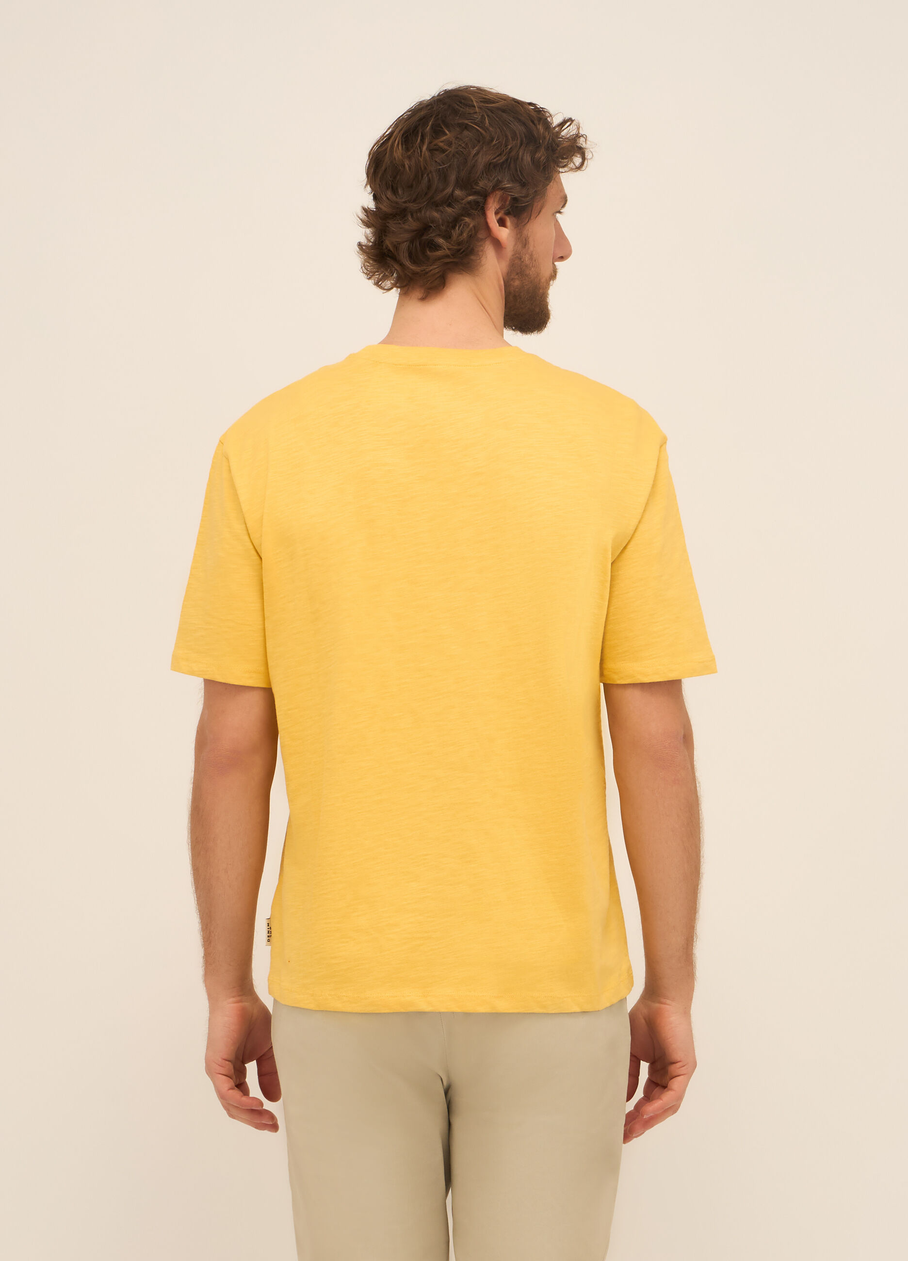 T-shirt in puro cotone con logo uomo_1
