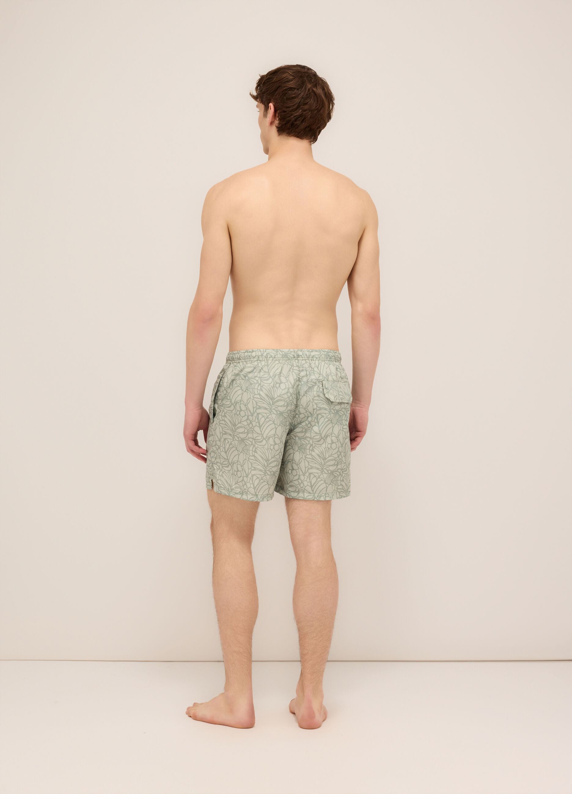 Boxer mare con stampa uomo_1