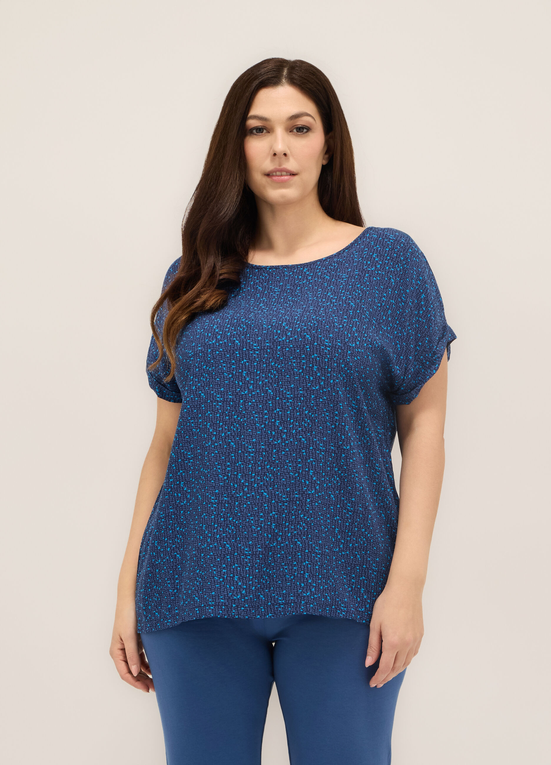 Blusa in pura viscosa donna curvy_0