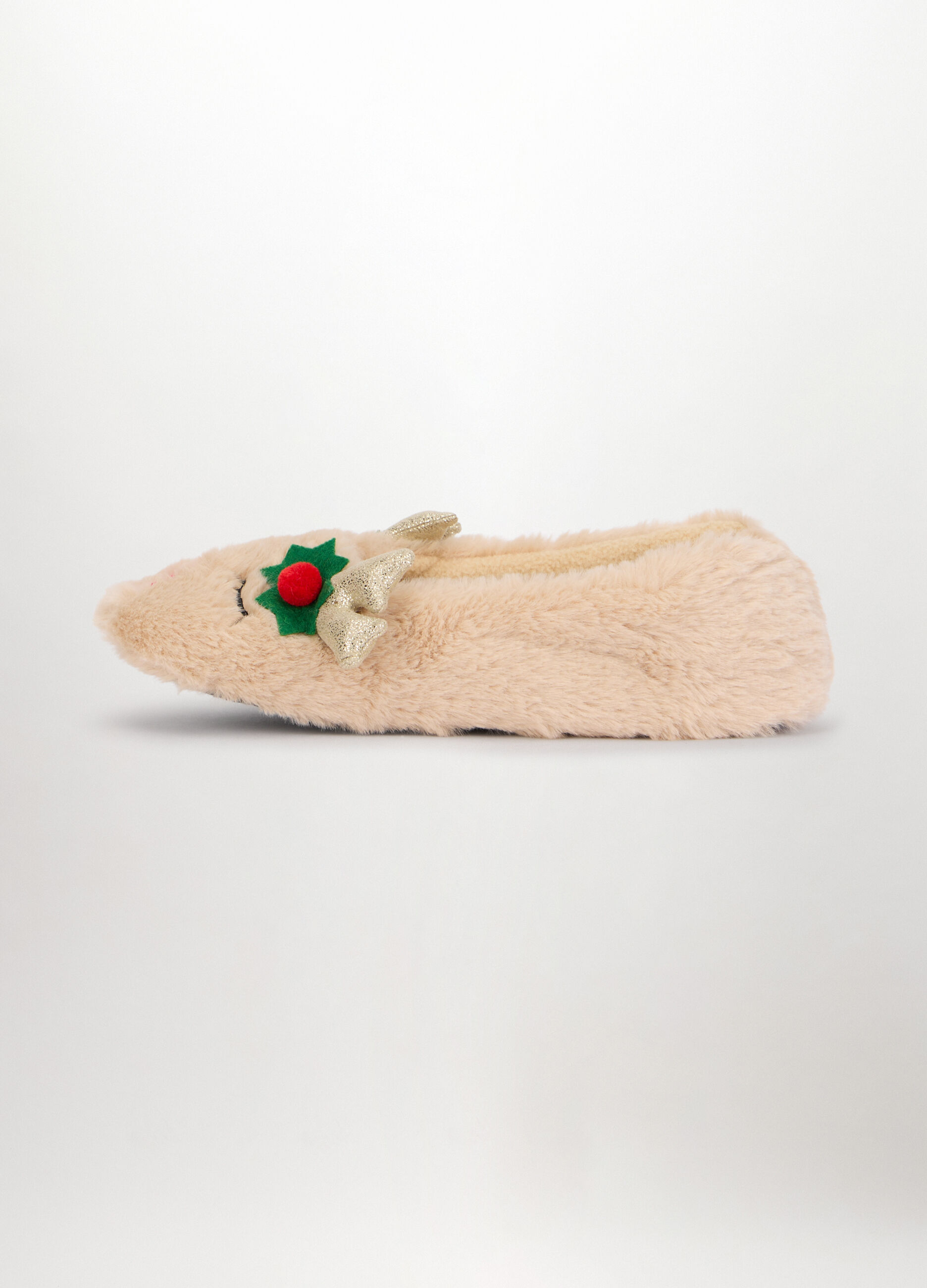 Pantofole in eco fur donna_0