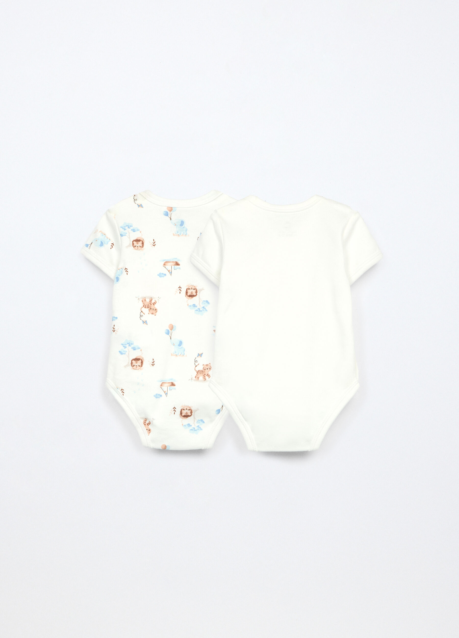 Pack 2 body in interlock di puro cotone neonato_1