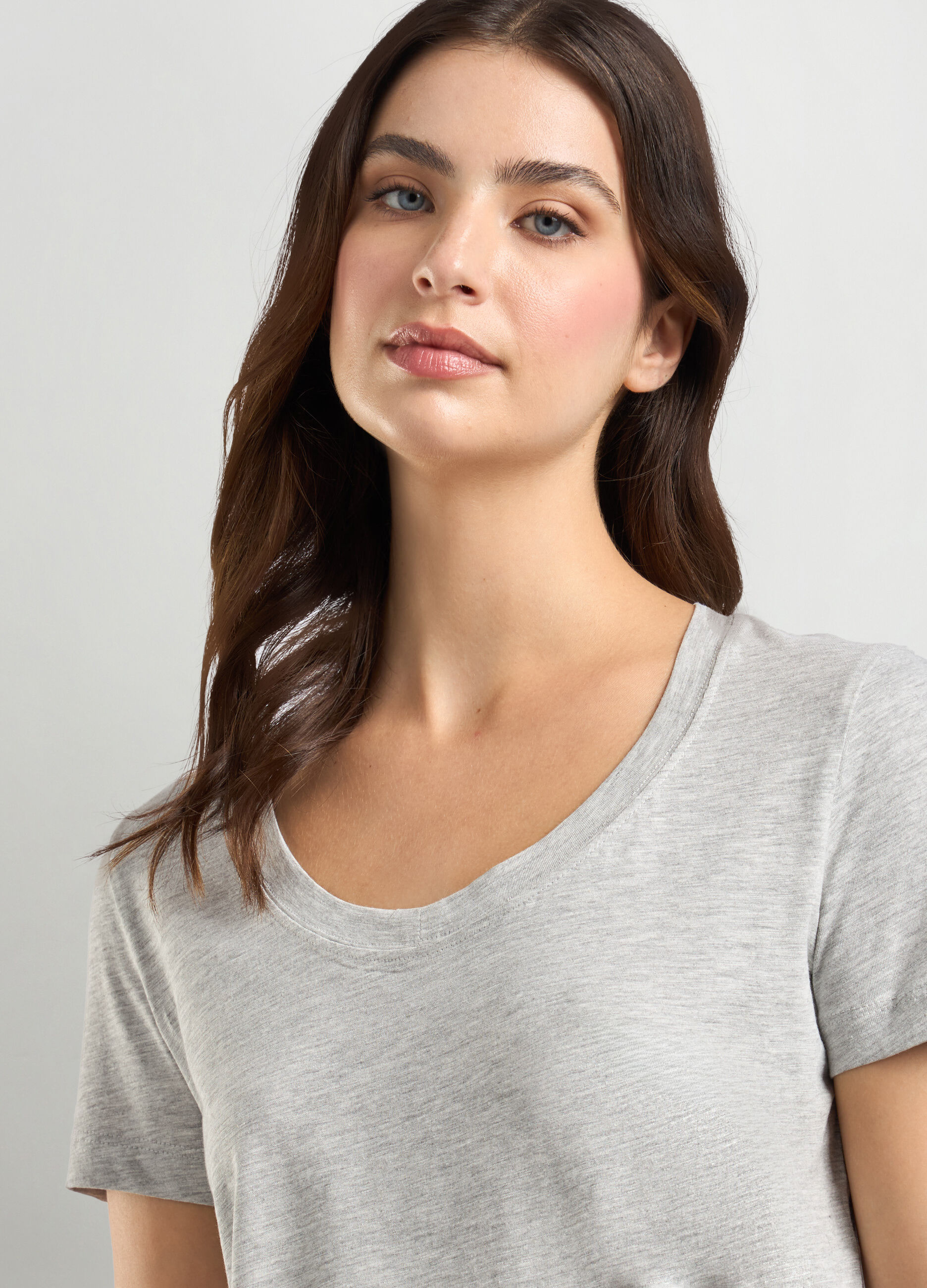 T-shirt in puro cotone donna_2
