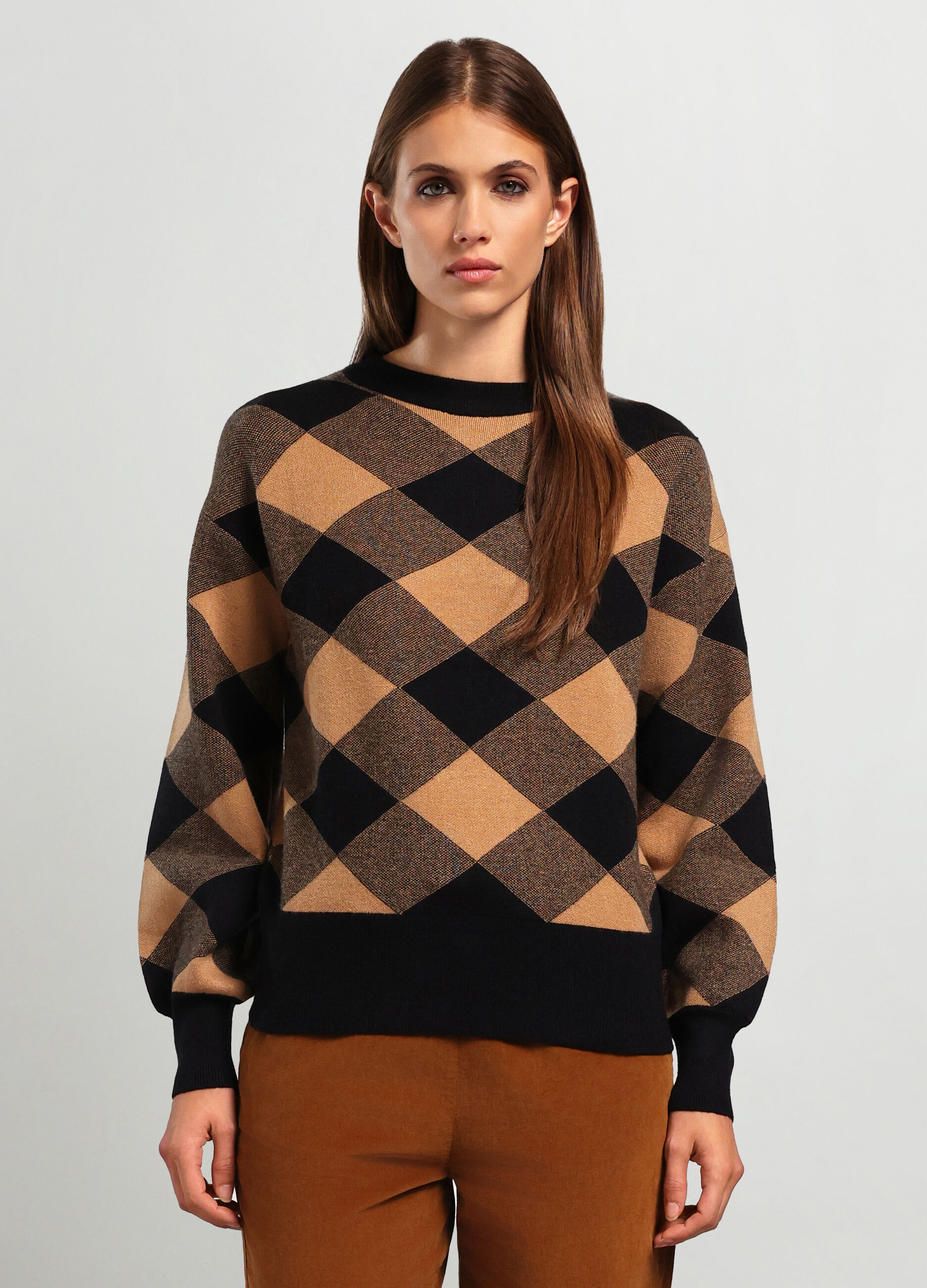 Girocollo tricot misto viscosa donna_0